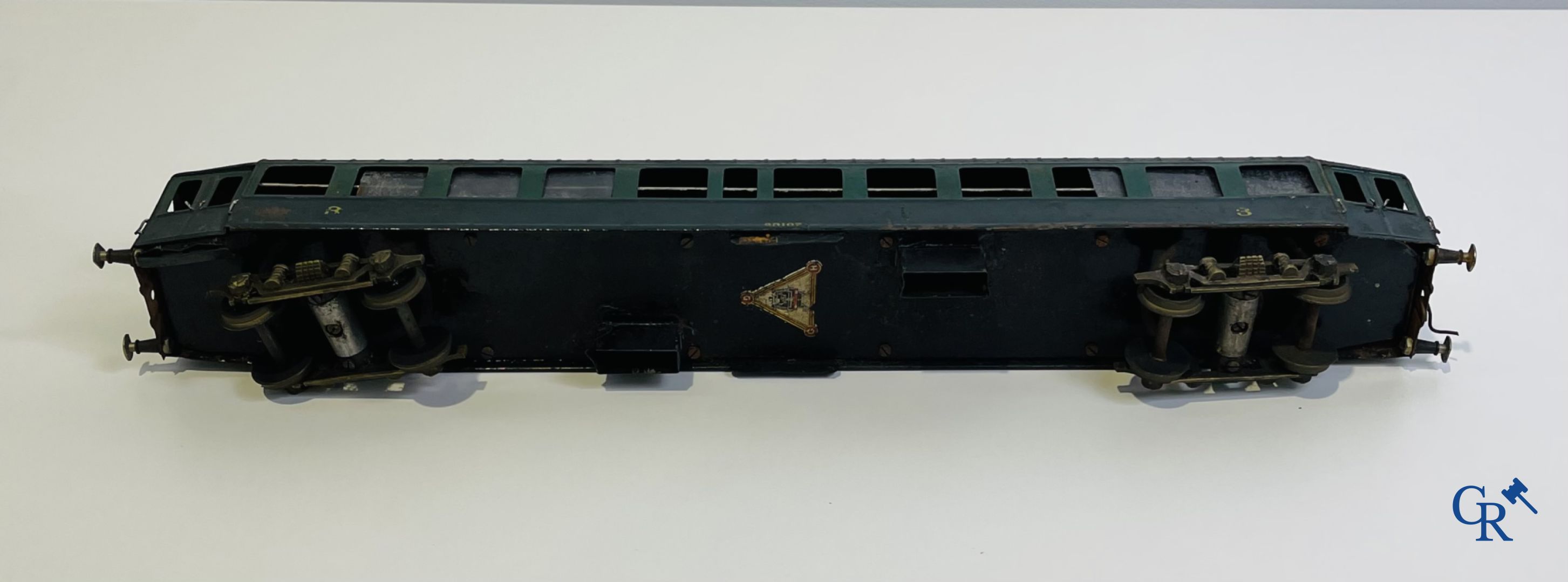 Old toys: Märklin, Locomotive with towing tender and dining car.
About 1930. - Image 20 of 32