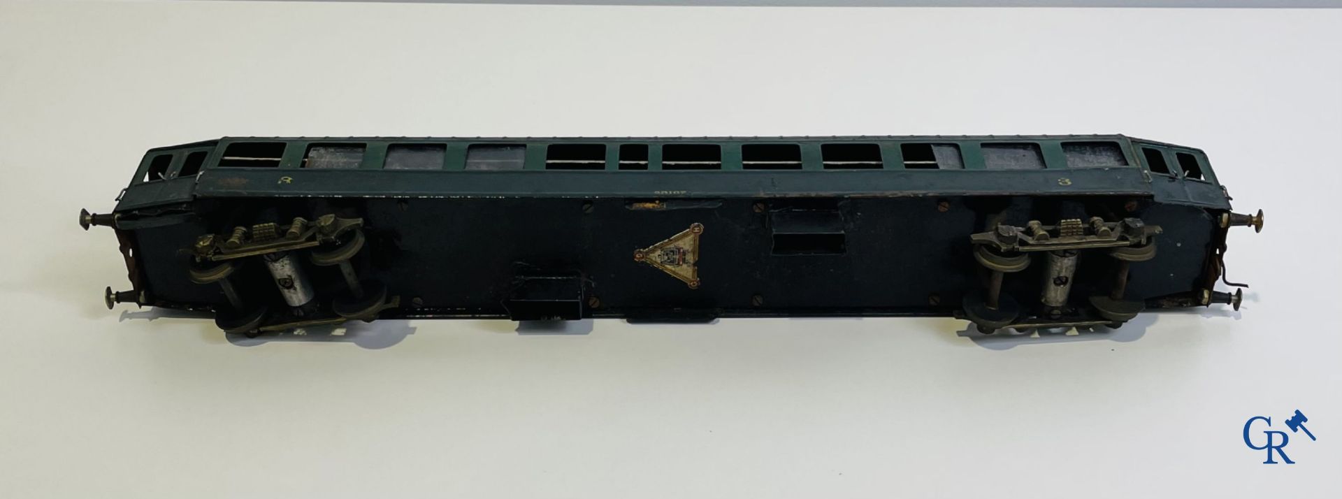 Old toys: Märklin, Locomotive with towing tender and dining car.
About 1930. - Bild 20 aus 32