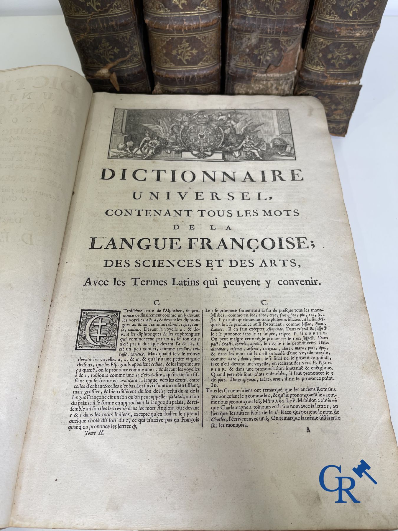 Early printed books: Dictionnaire de Trévoux, Pierre Antoine 1740. - Image 7 of 18