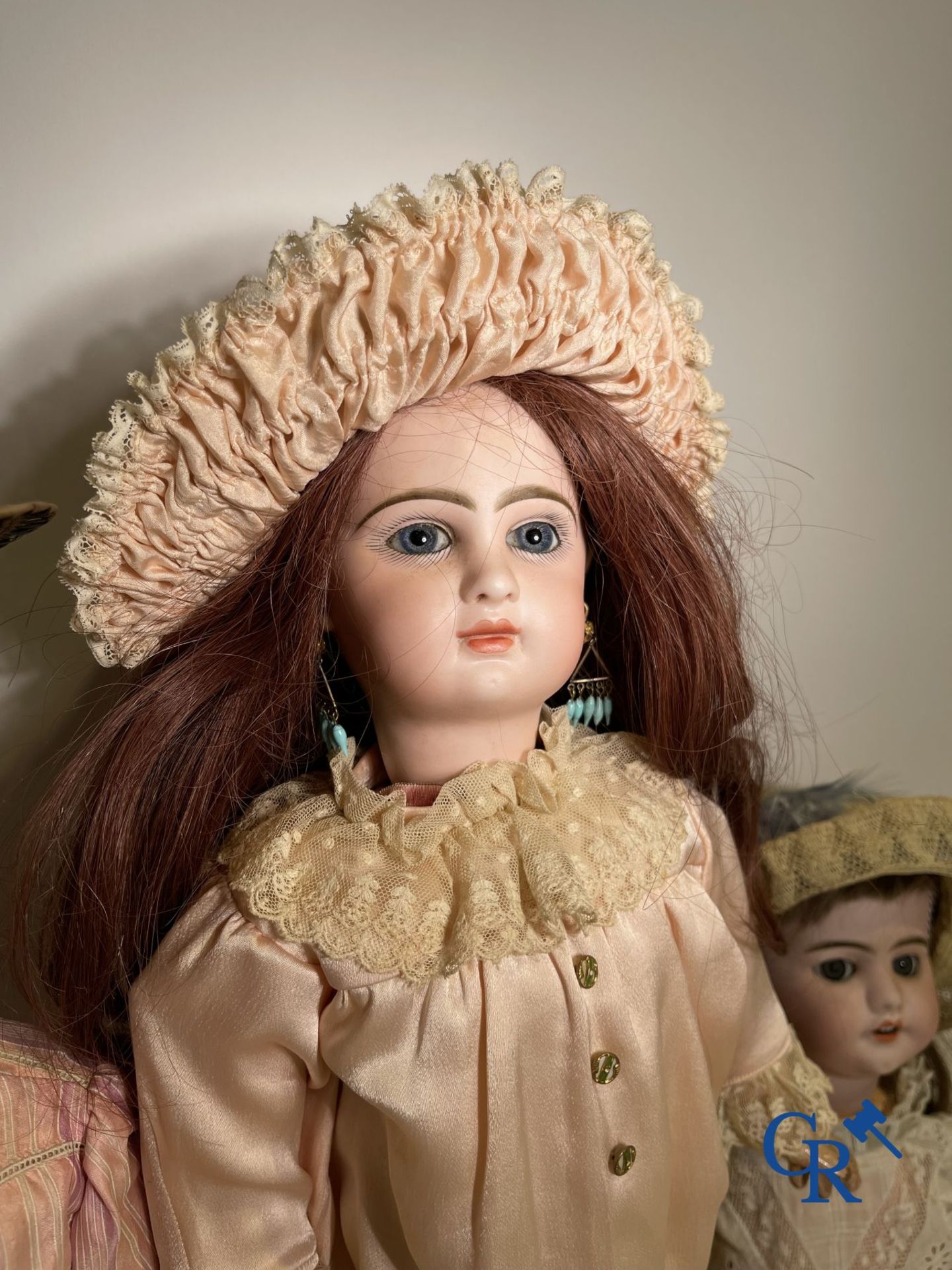 Toys: antique dolls: Lot of 3 dolls with porcelain head. - Image 4 of 9