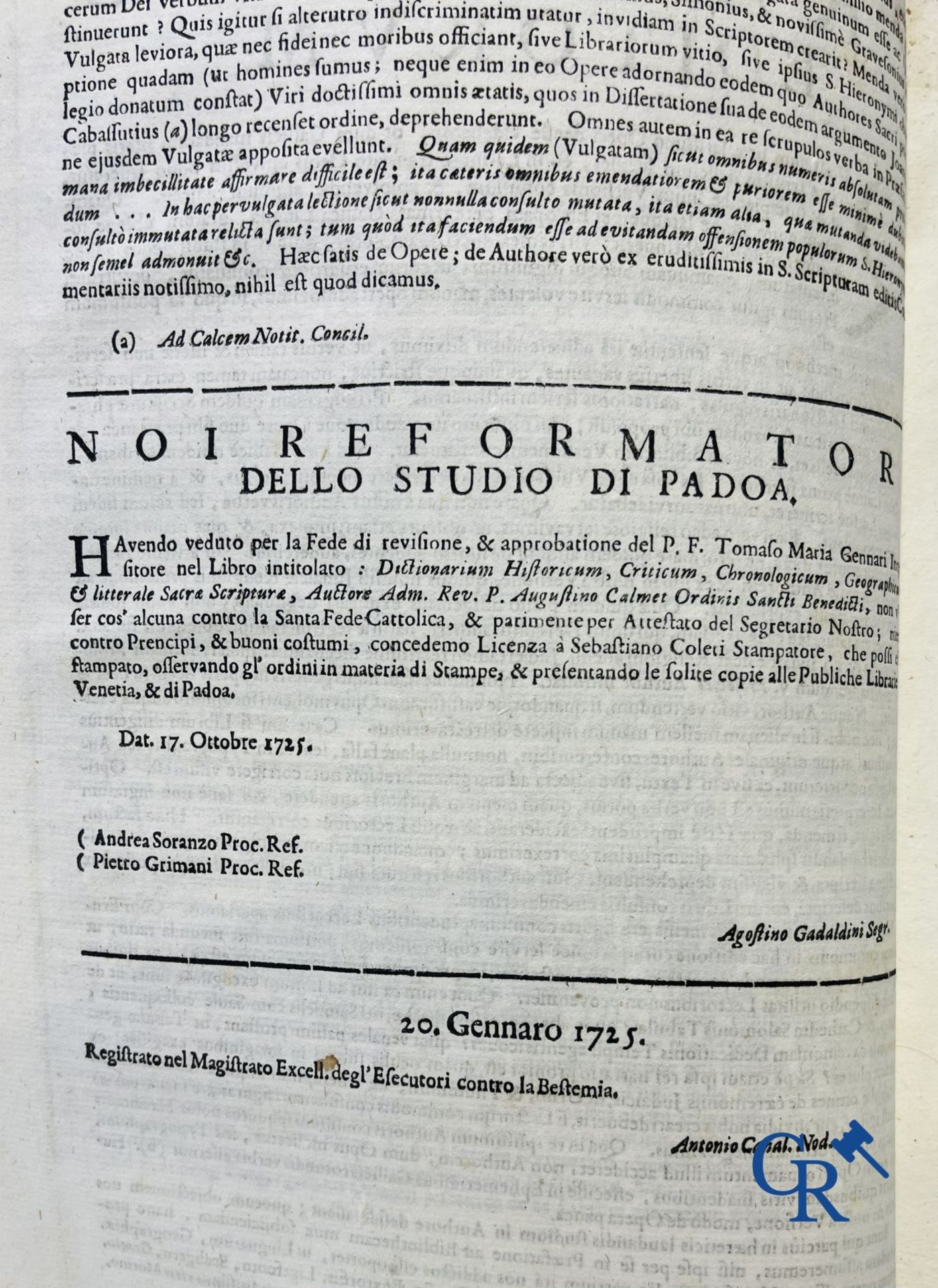 Early printed books: Calmet Augustino, Dictionarium cum figuris Antiquitates Judaicas repraesentanti - Bild 4 aus 29