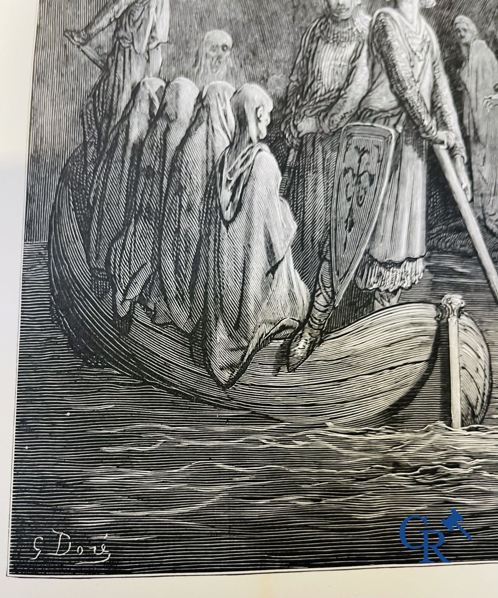 Books: Rabelais François, Works by Rabelais, drawings by Gustave Doré. Dante Alighieri, La Divina Co - Image 12 of 18