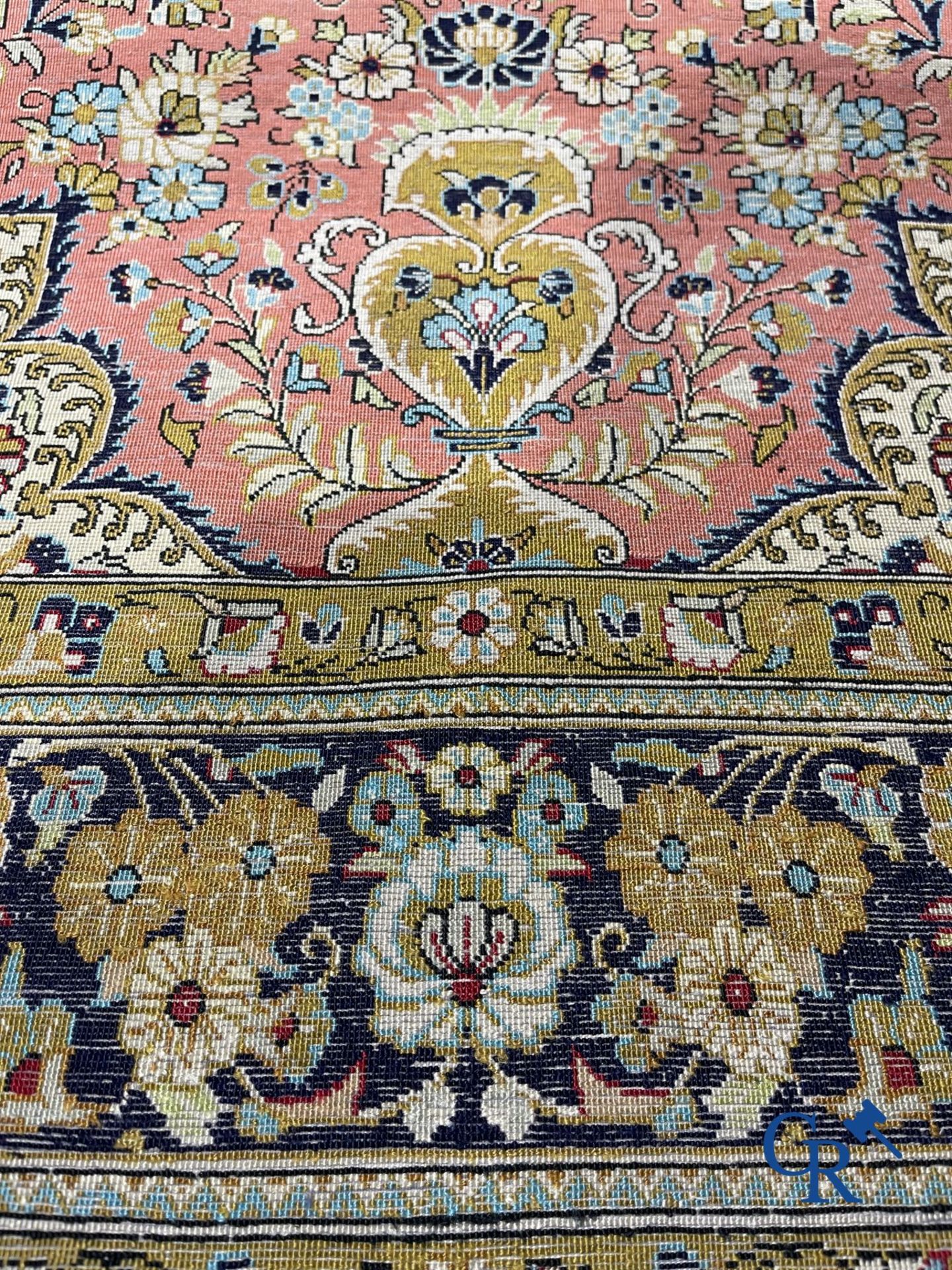 Oriental carpets: Ghoum. 2 Oriental carpets in silk. - Image 22 of 22
