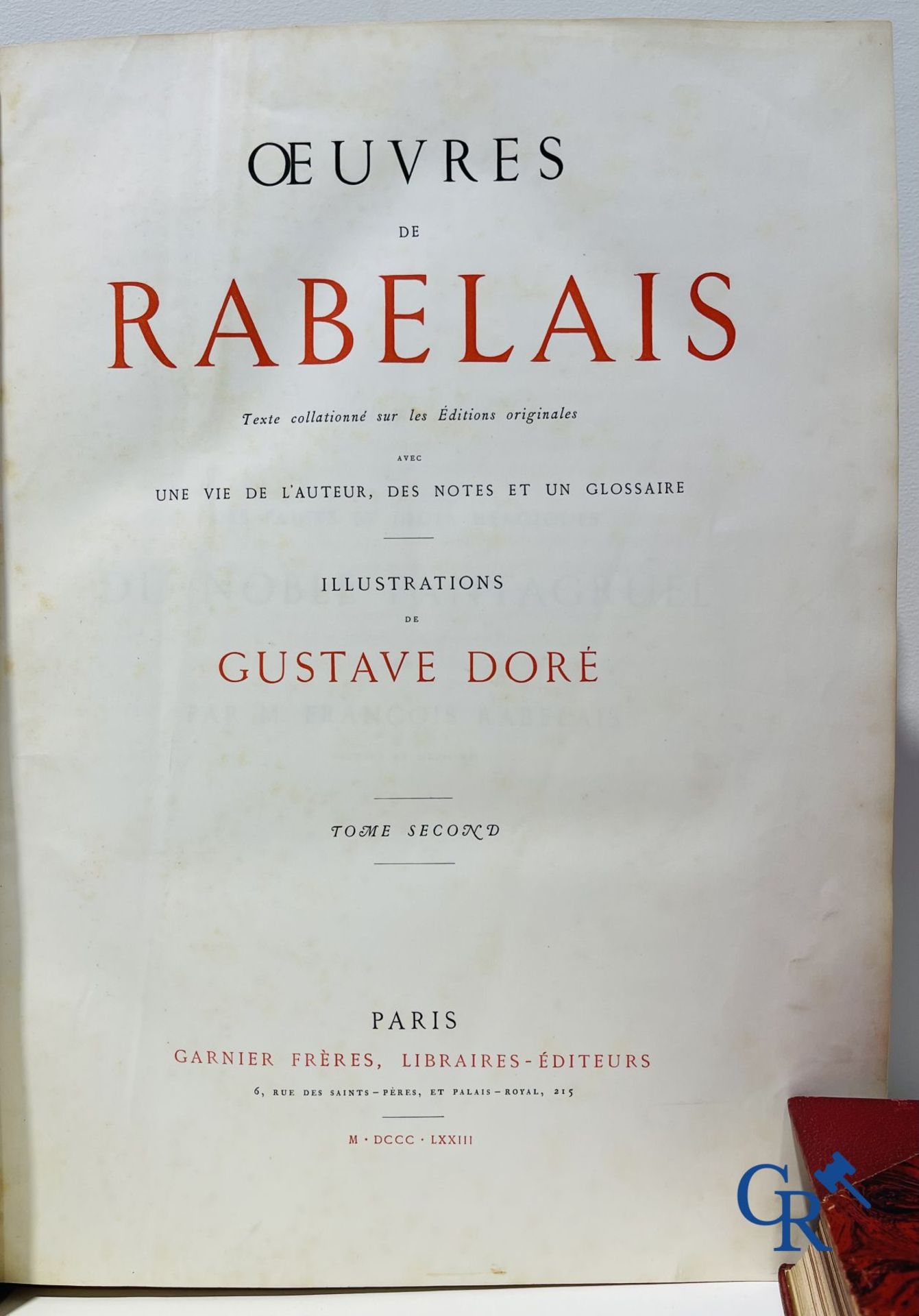 Books: Rabelais François, Works by Rabelais, drawings by Gustave Doré. Dante Alighieri, La Divina Co - Image 6 of 18