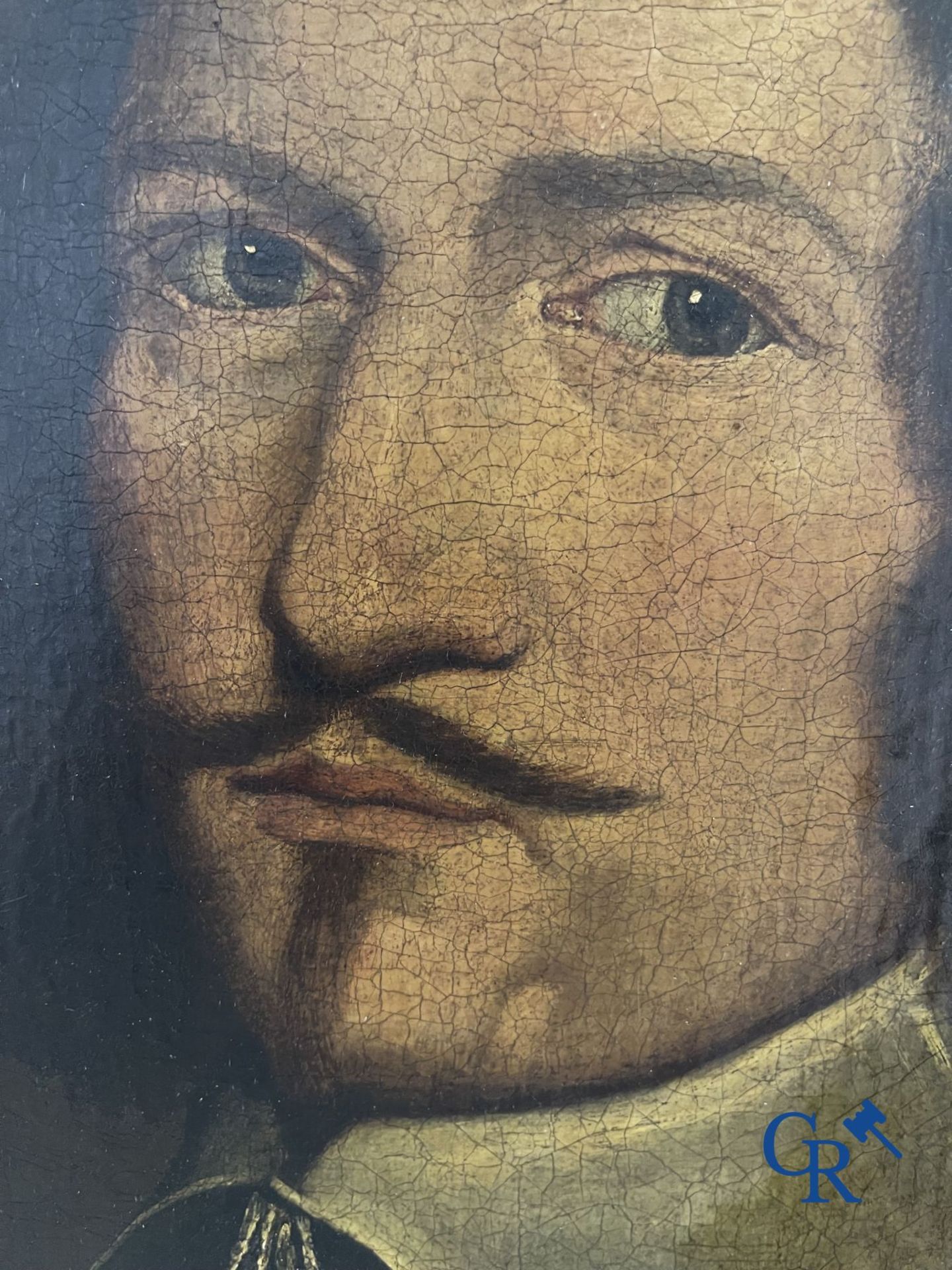 Painting: 17th century portrait painting of a nobleman. - Image 3 of 12