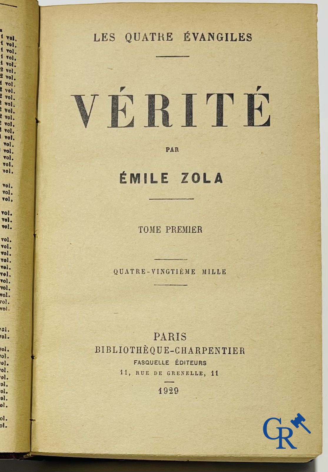 Books: Emile Zola, collection of works edition, Eugène Fasquelle. 47 volumes. - Image 3 of 11