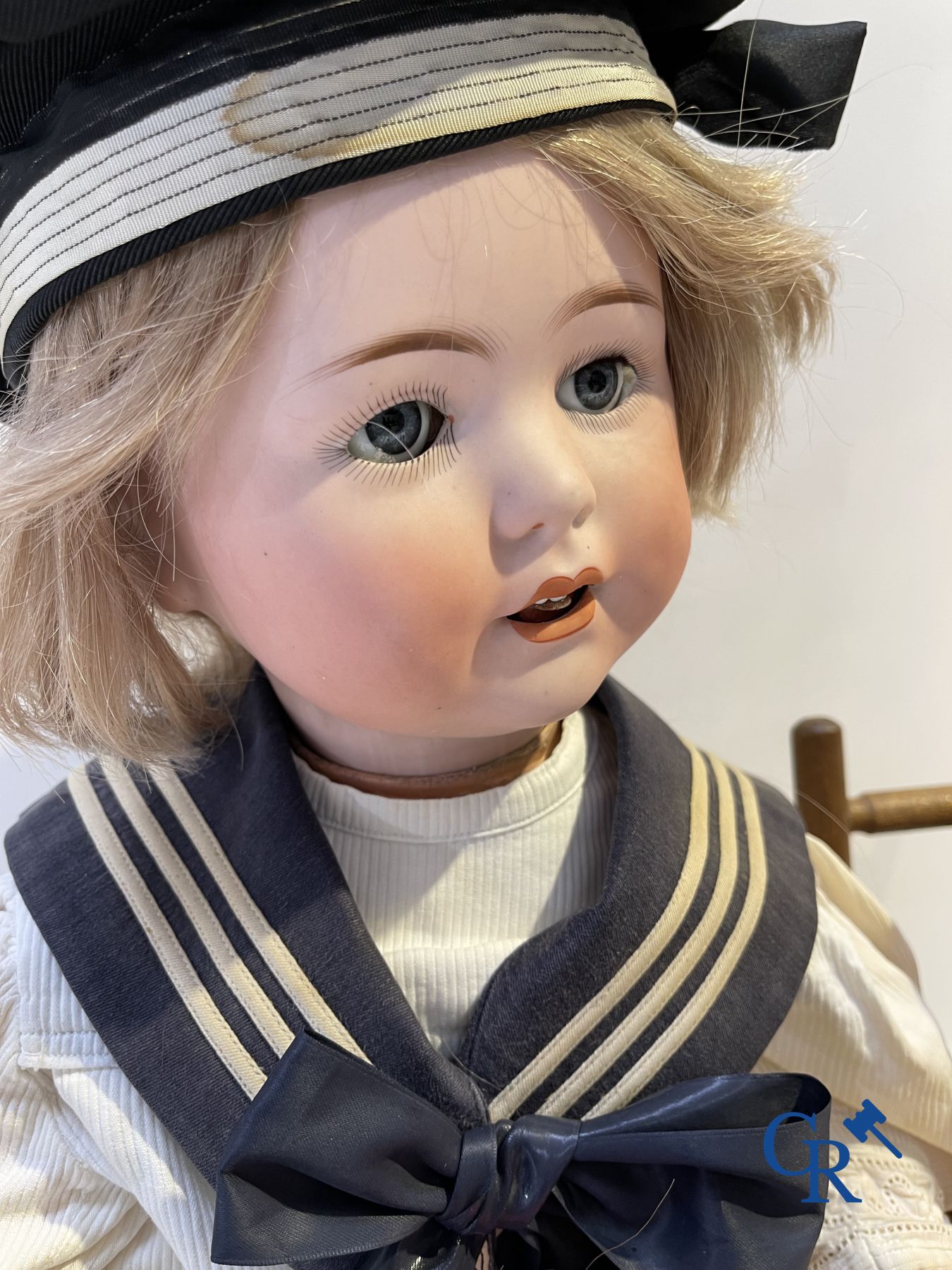 Toys: antique dolls: 5 German character dolls with porcelain head. - Image 5 of 15