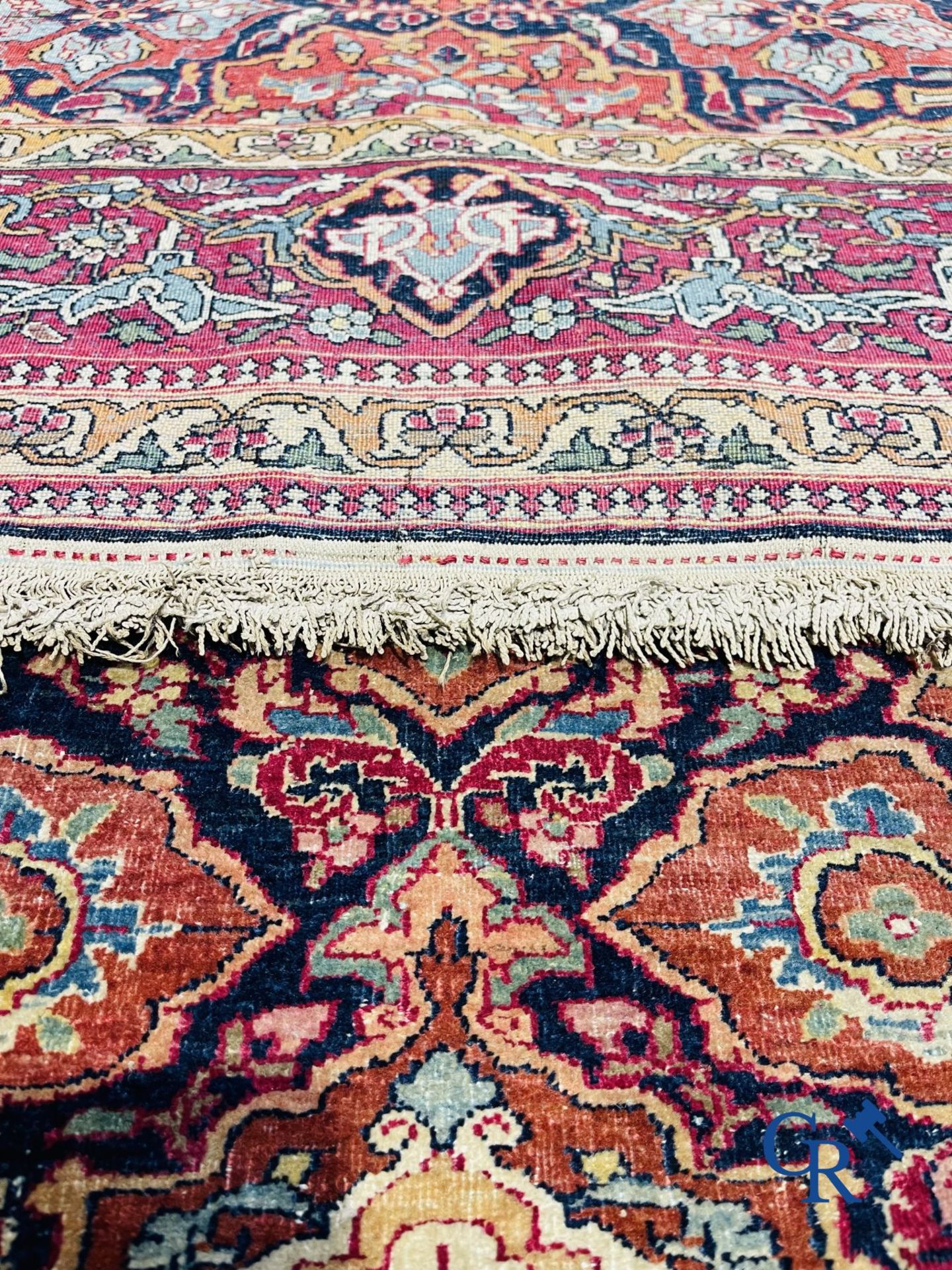 Oriental carpets: Antique oriental carpet. - Image 7 of 8