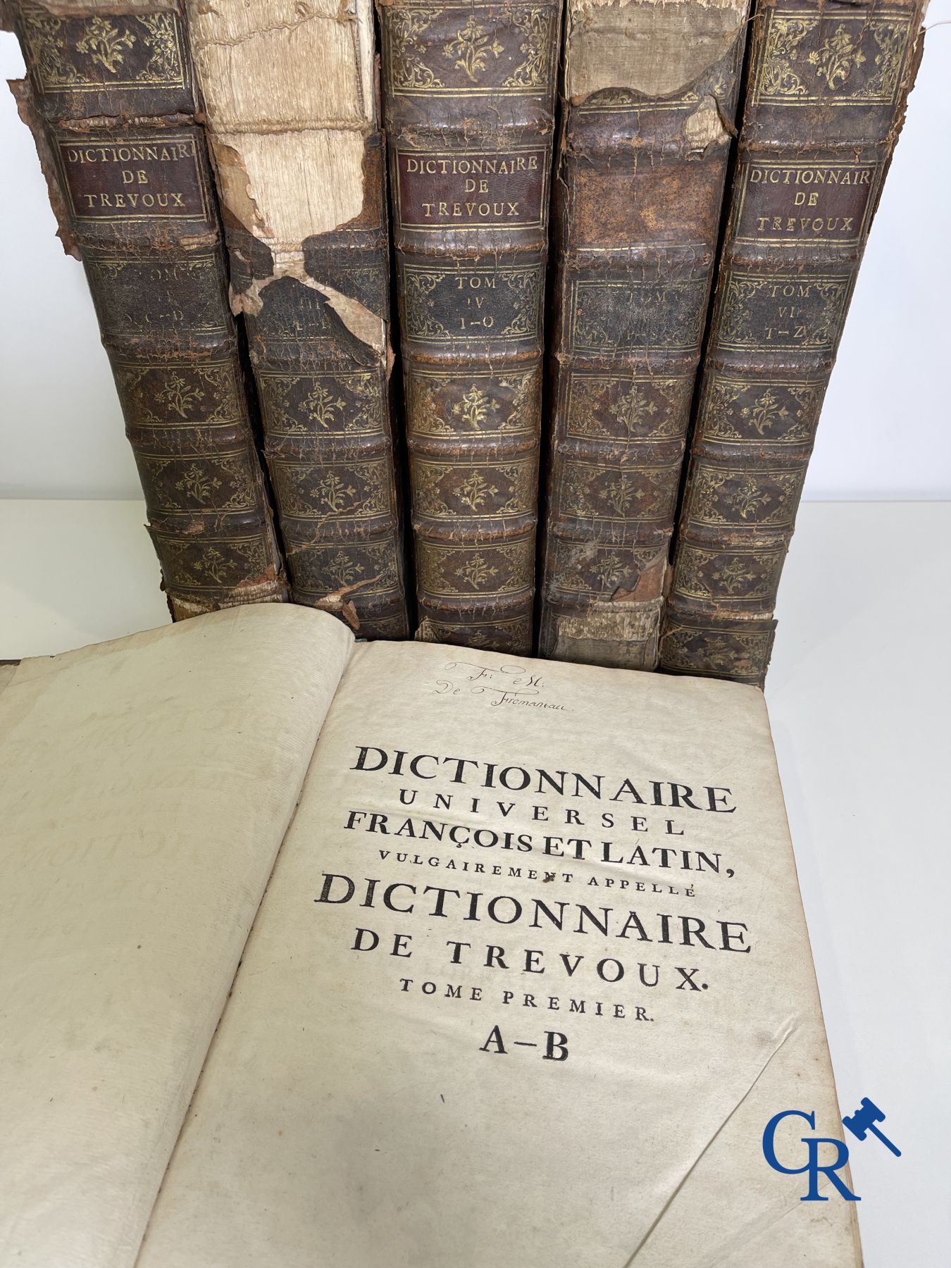 Early printed books: Dictionnaire de Trévoux, Pierre Antoine 1740. - Image 2 of 18