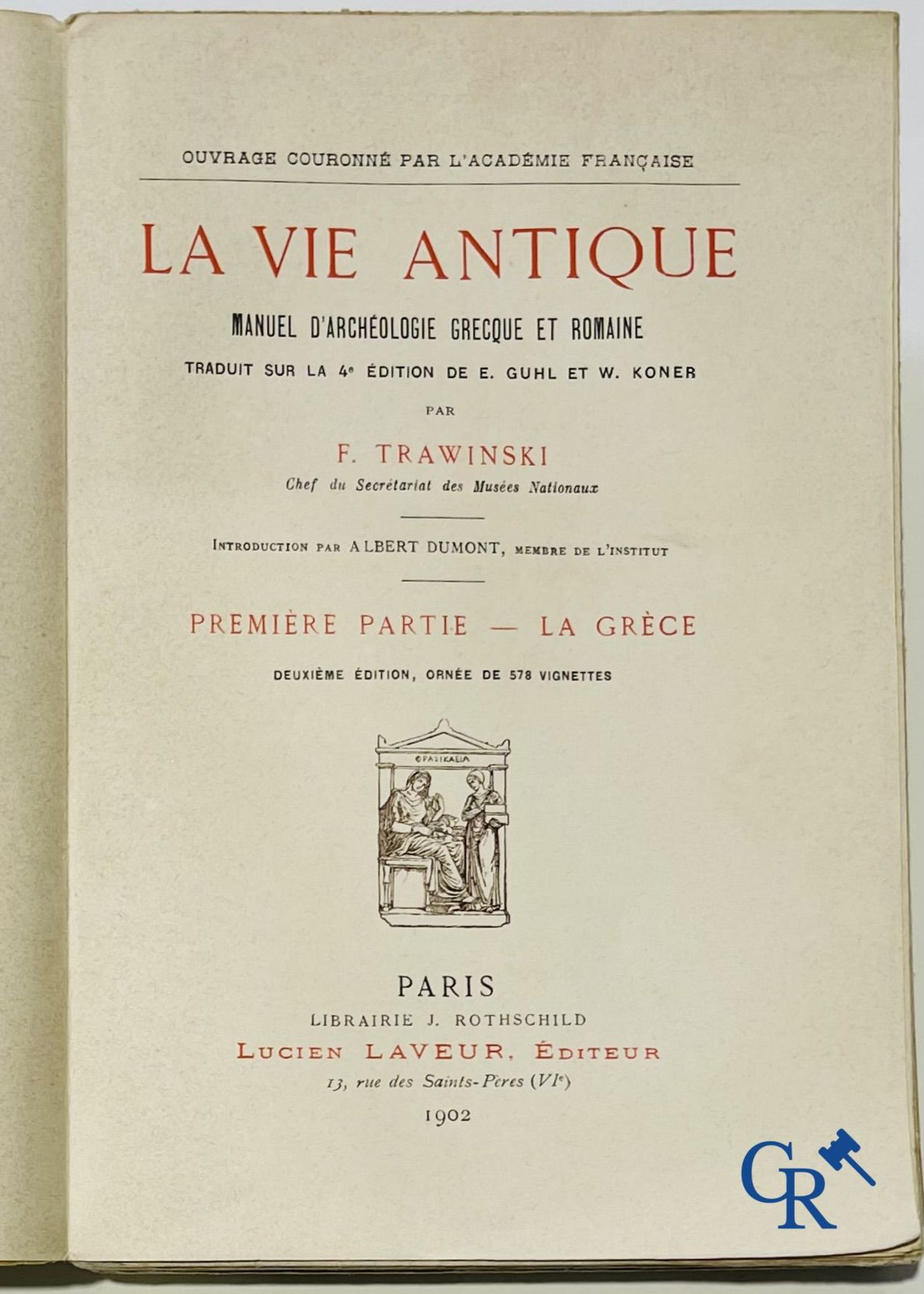 Books: Jean Capart, L'Art Egyptien and Tout-Ankh-Amon  - Trawinski, La Vie Antique. (5 volumes). - Bild 16 aus 17