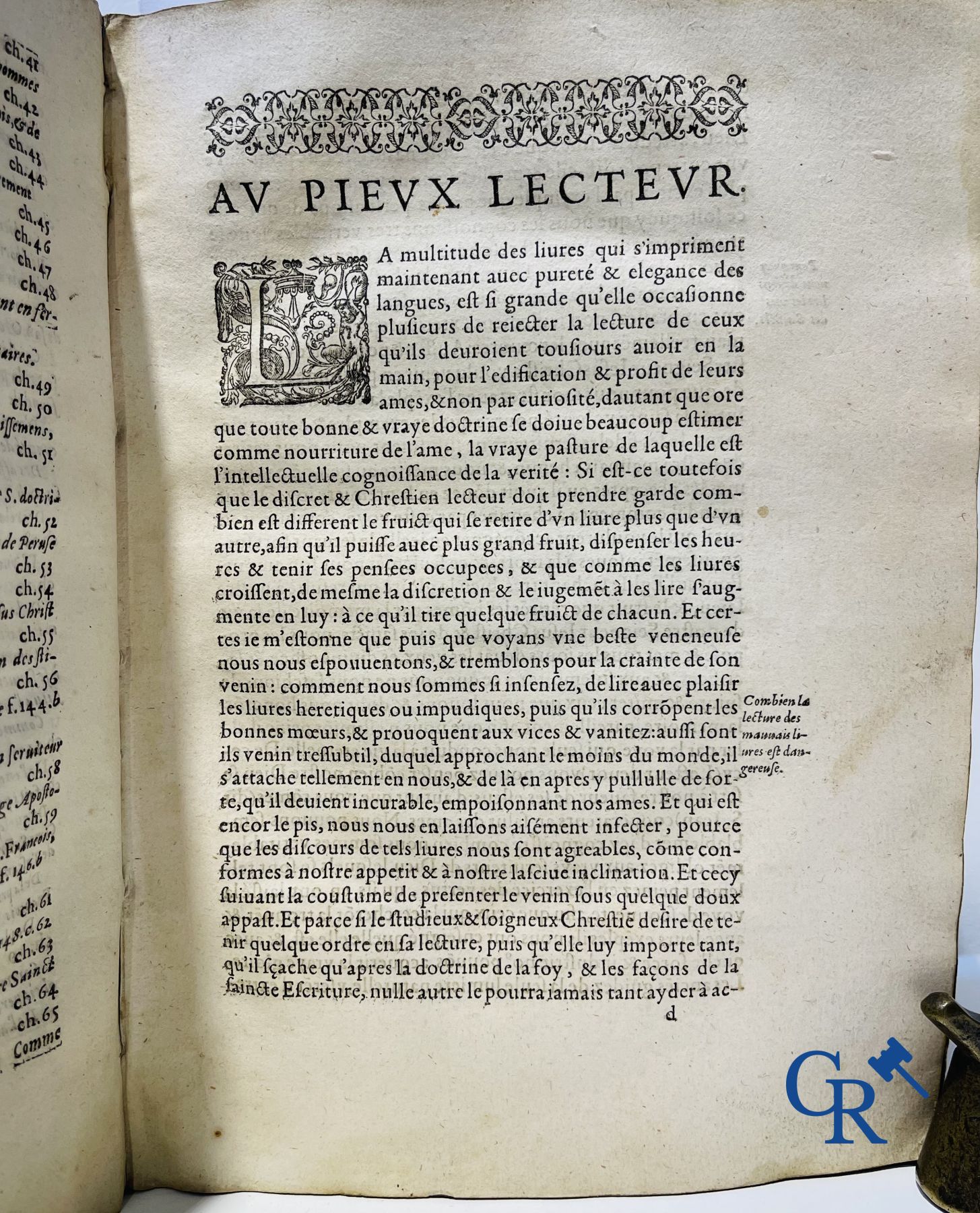 Early Printed Books: Marcos de Lisboa, Chronique et institution de l'ordre du Père S. François, Pari - Image 8 of 19