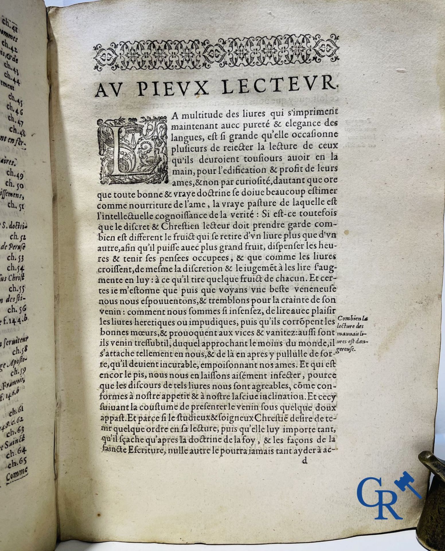 Early Printed Books: Marcos de Lisboa, Chronique et institution de l'ordre du Père S. François, Pari - Bild 8 aus 19