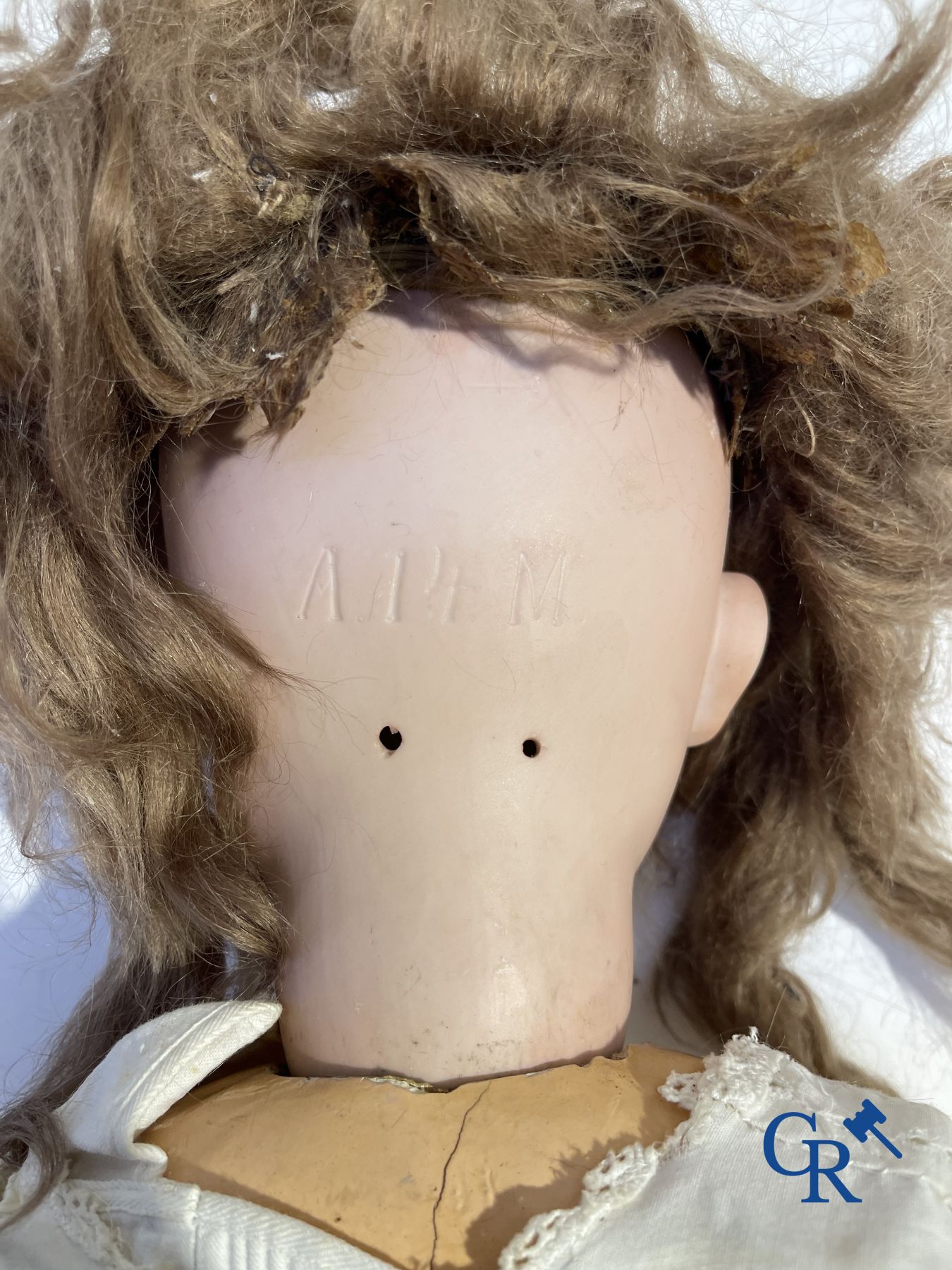 Toys: antique dolls: a lot of 2 antique dolls with porcelain heads. - Image 9 of 9