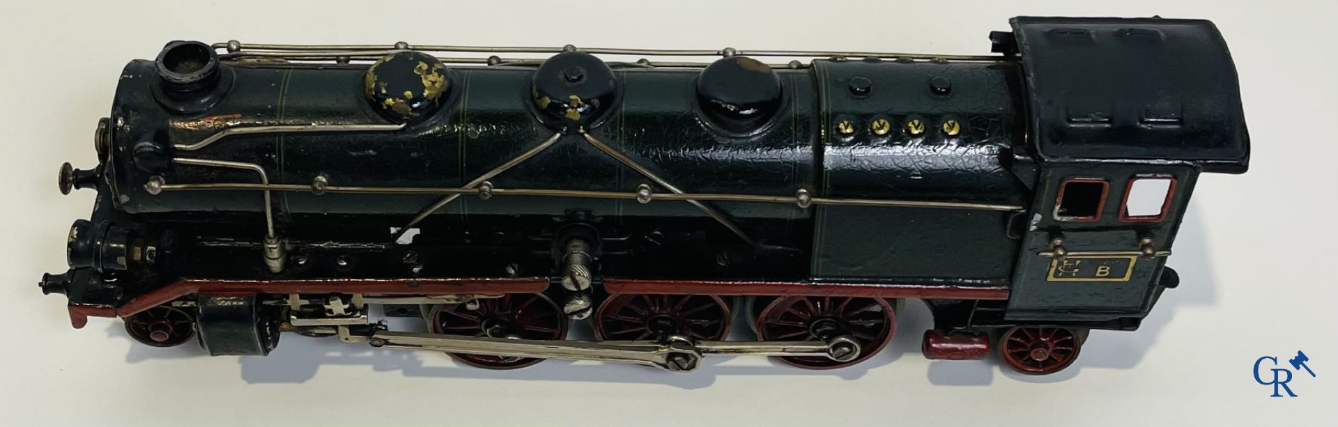 Old toys: Märklin, Locomotive with towing tender and dining car.
About 1930. - Bild 4 aus 32