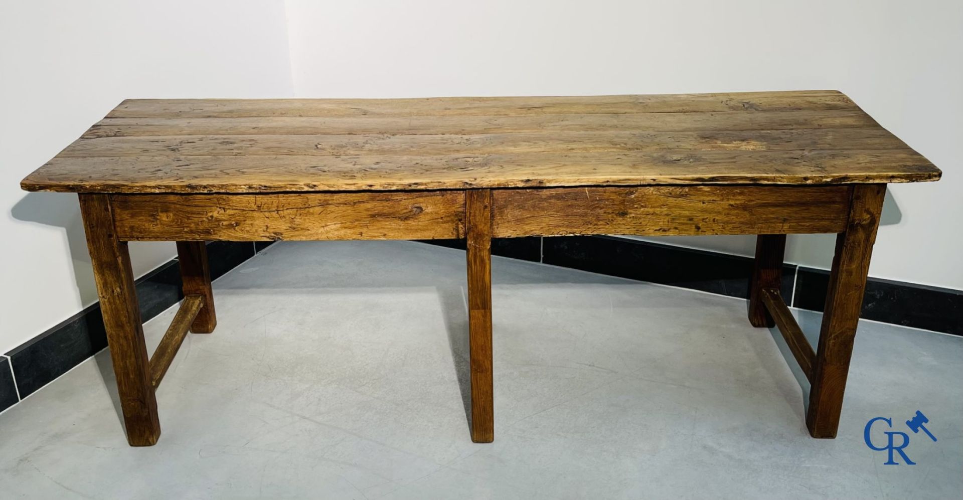 Large table in oak. 18th century. - Image 18 of 19
