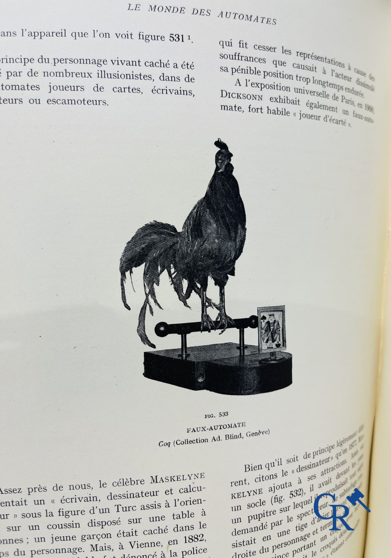 Automates. Rare edition of "Le monde des automates." Alfred Chapuis et Edouard Gélis. Paris 1928. - Image 26 of 26