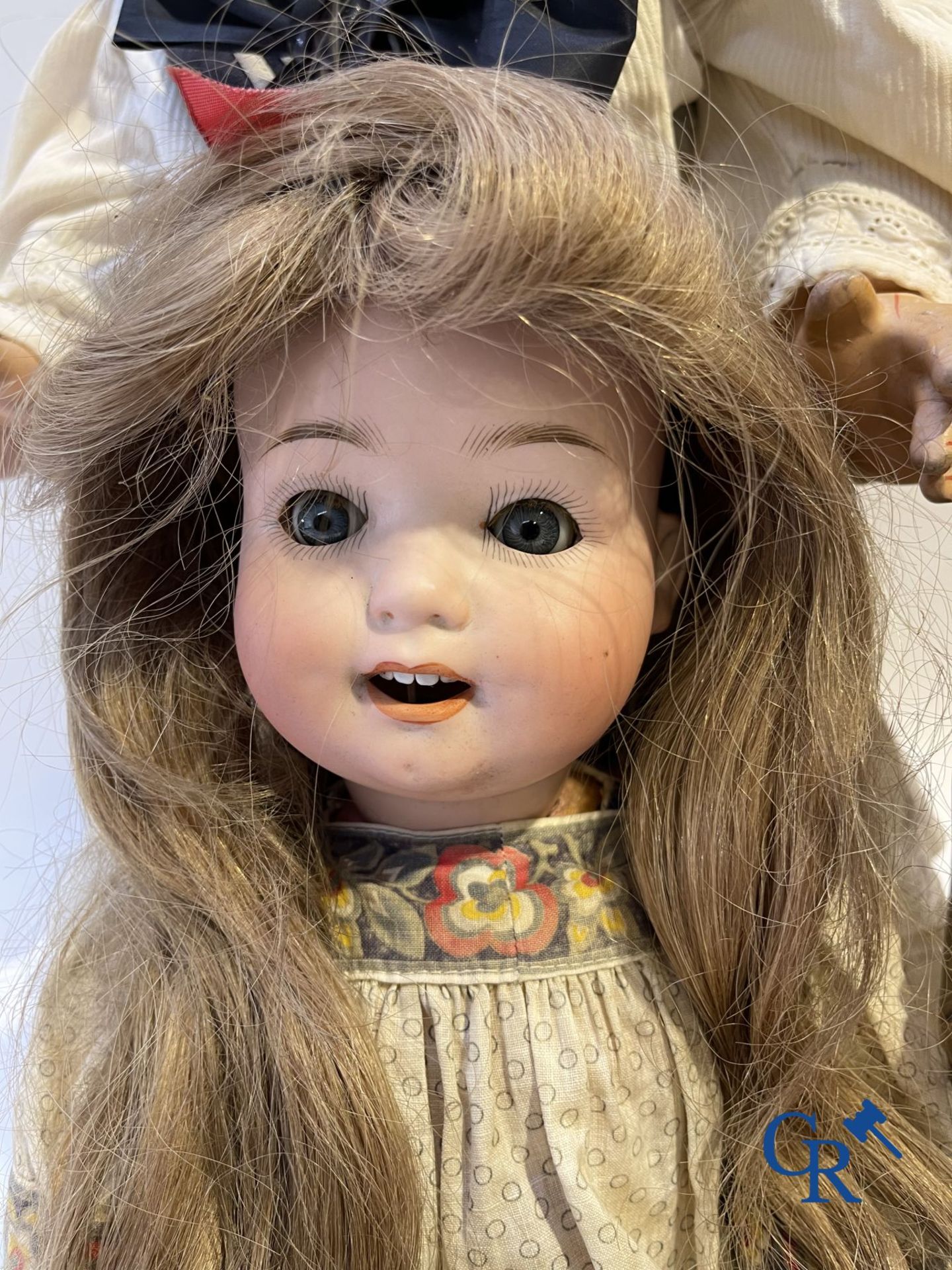 Toys: antique dolls: 5 German character dolls with porcelain head. - Image 7 of 15