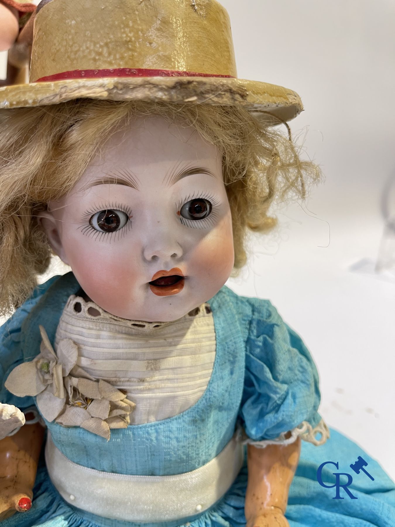 Toys: antique dolls: 5 German character dolls with porcelain head. - Image 8 of 15