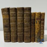 Early printed books: Abbé de Fontenay (4 volumes) 1774 and Les oeuvres de monsieur de Crébillon (3 v