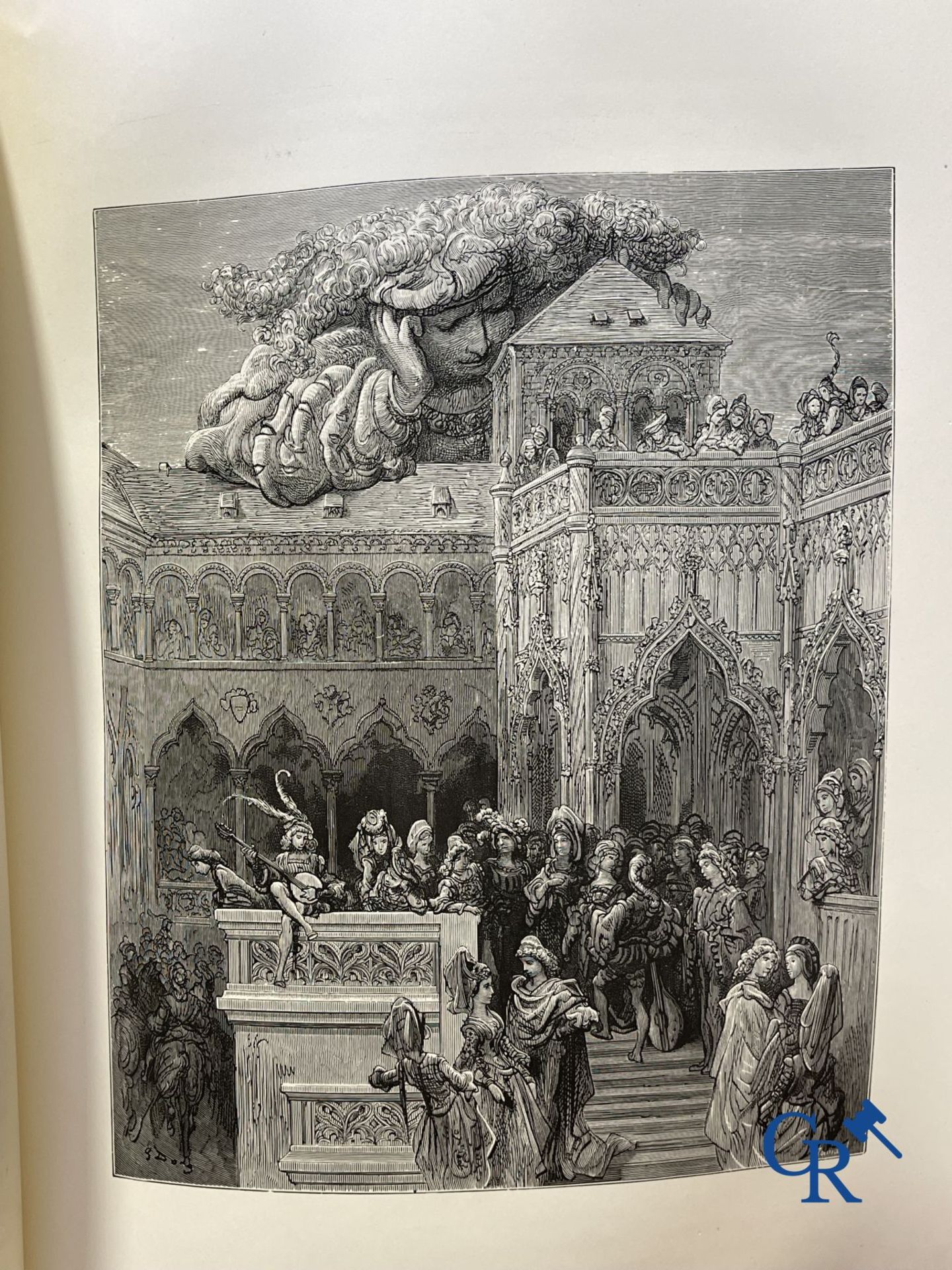 Books: Rabelais François, Works by Rabelais, drawings by Gustave Doré. Dante Alighieri, La Divina Co - Image 10 of 18