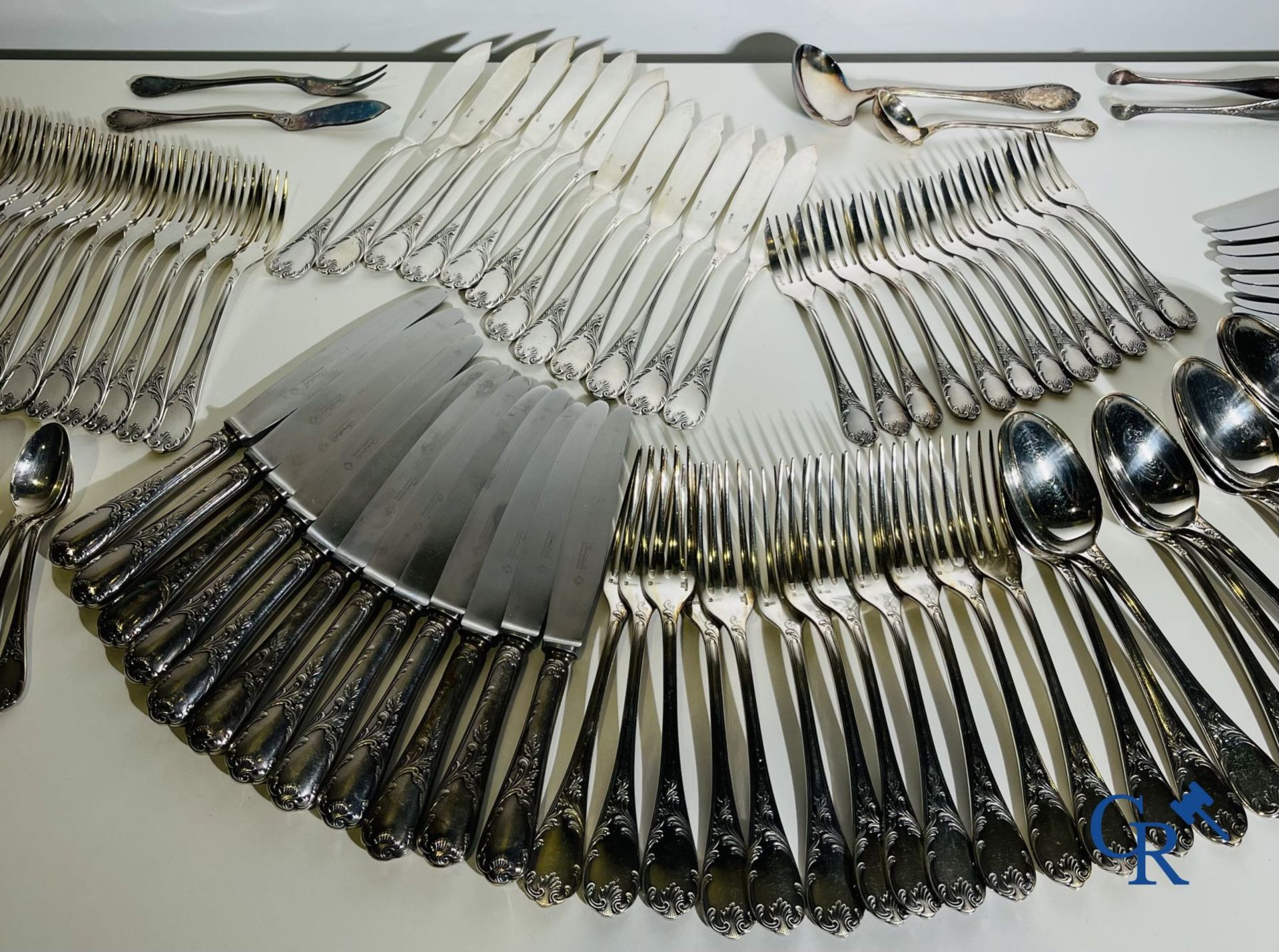 Christofle: Cutlery set 121 pieces. Model Marly. - Image 4 of 5
