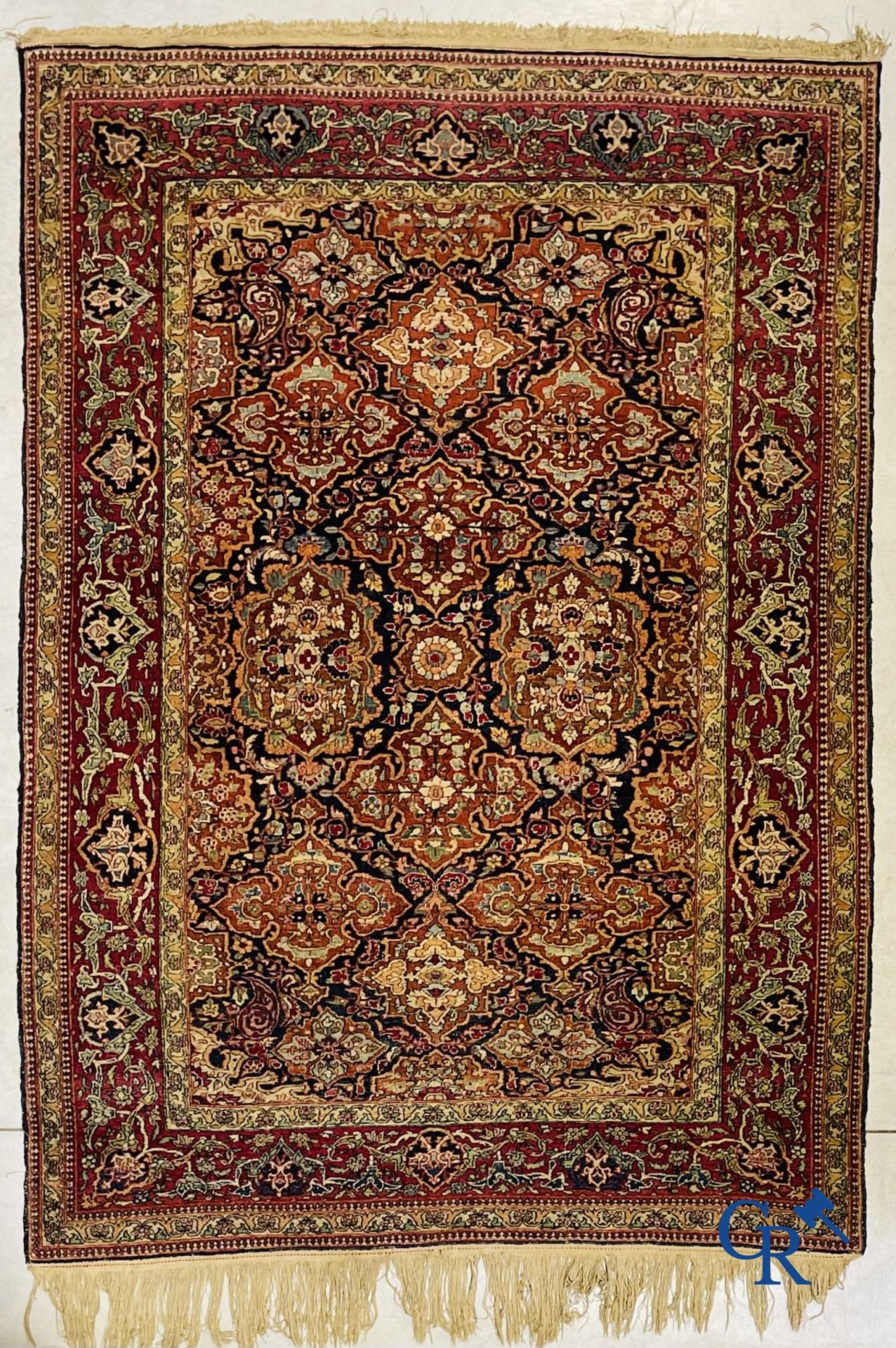 Oriental carpets: Antique oriental carpet. - Image 2 of 8
