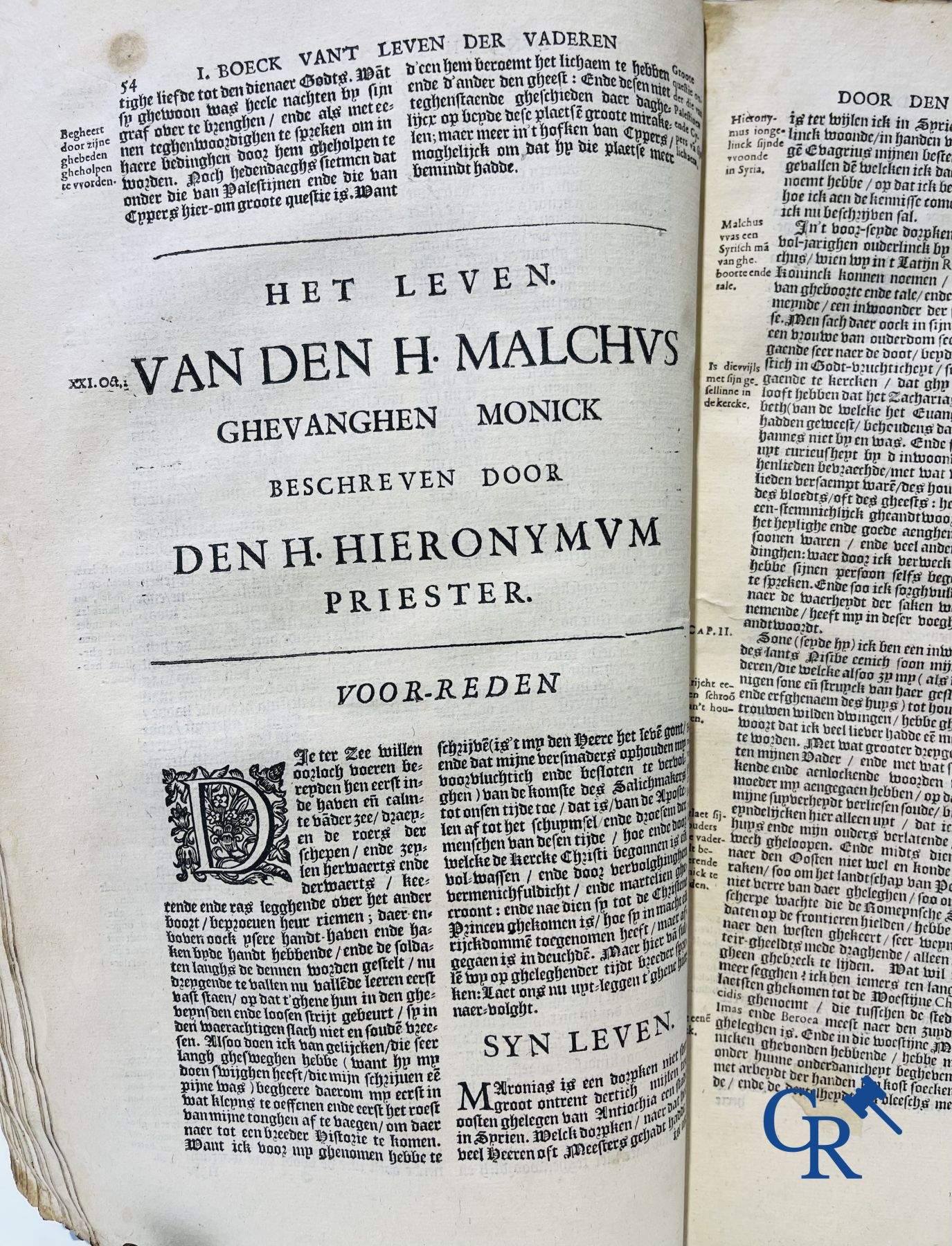Early Printed Books: Rosweydus, Heribertus. Het Leven ende spreucken der Vaderen described by St. Je - Image 11 of 19