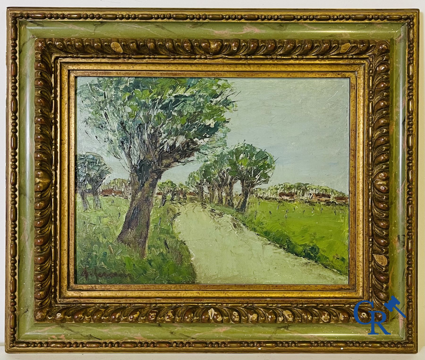 4 Landscape paintings. - Image 9 of 10