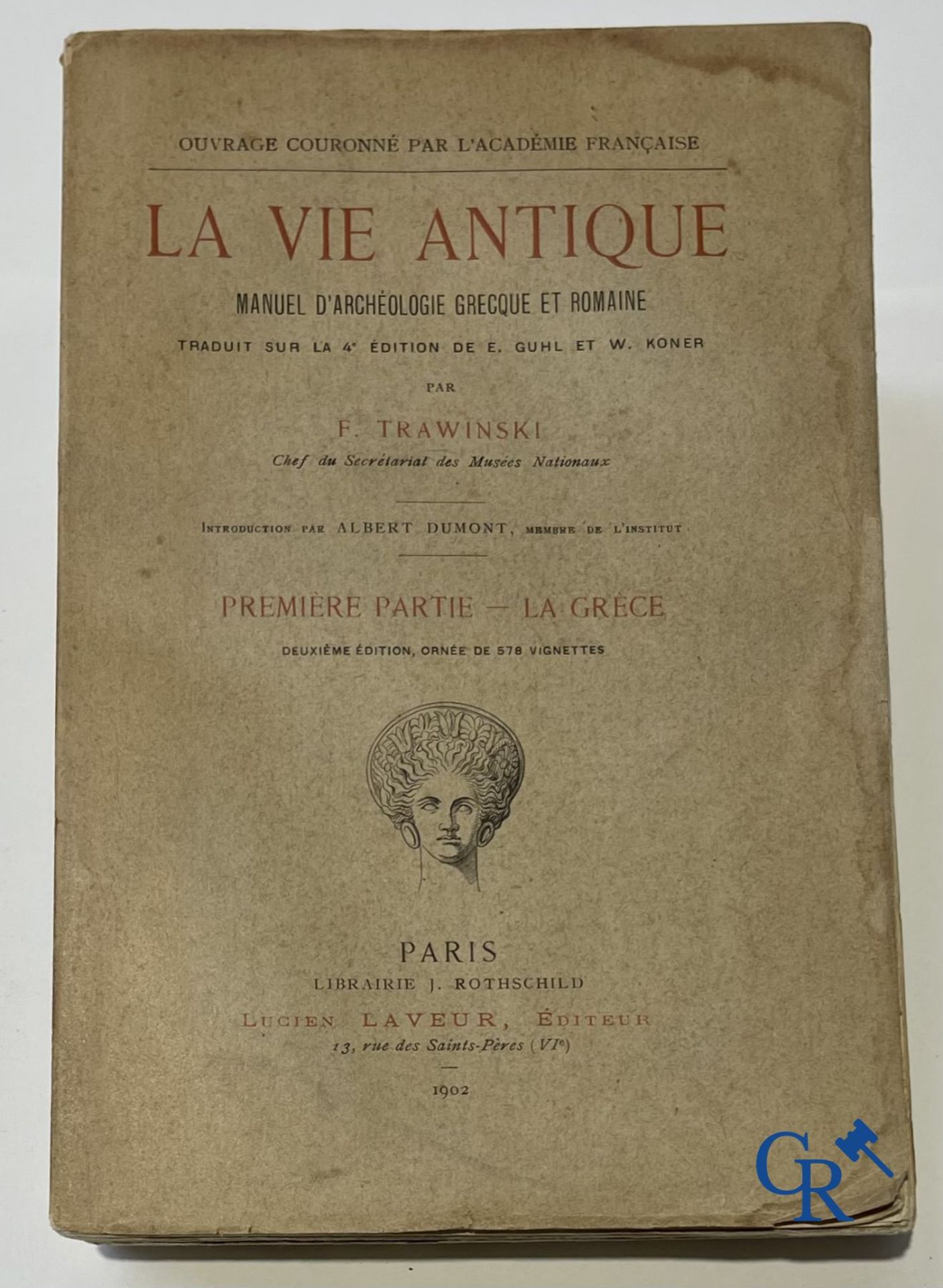 Books: Jean Capart, L'Art Egyptien and Tout-Ankh-Amon  - Trawinski, La Vie Antique. (5 volumes). - Image 15 of 17