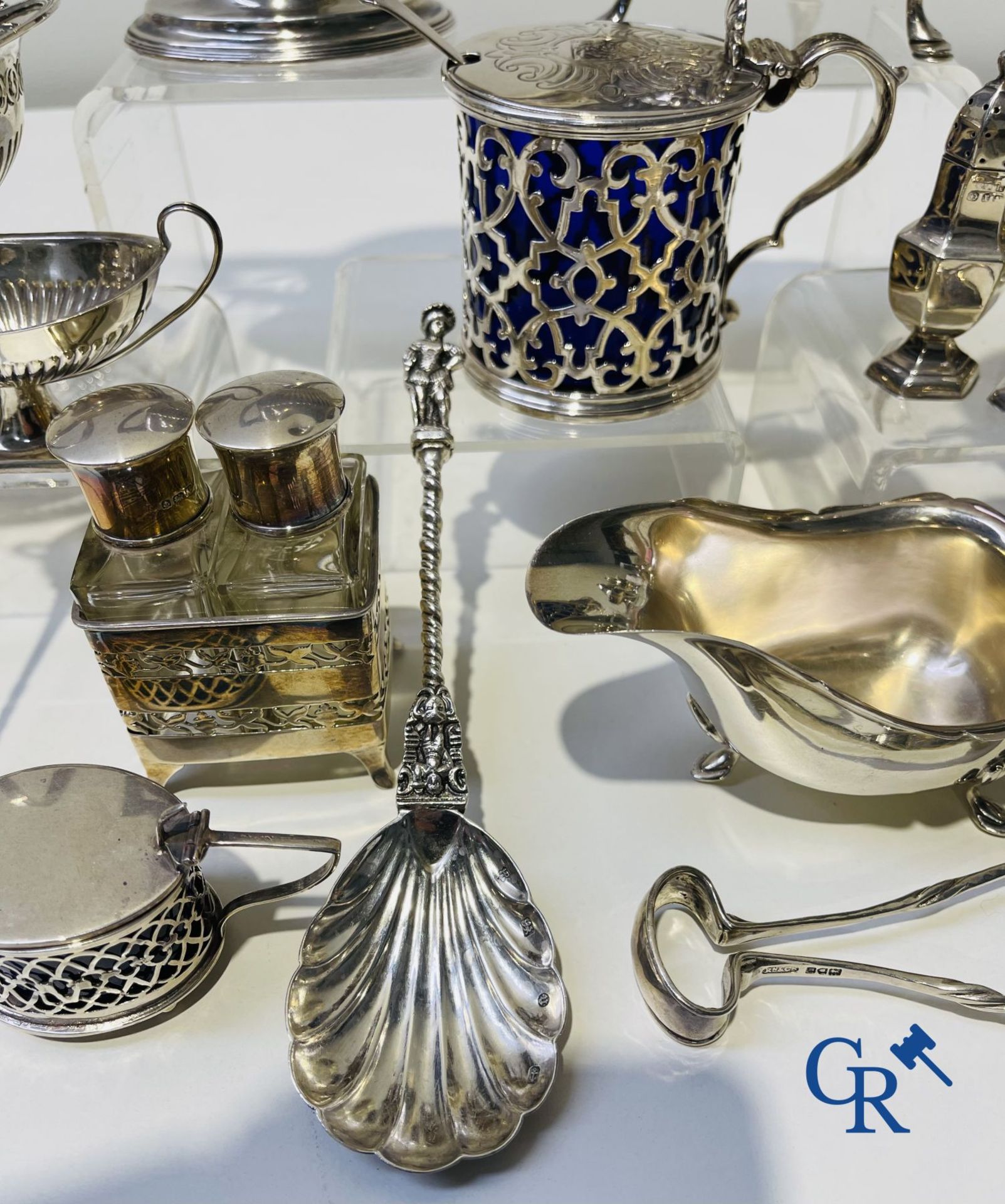 Silver: Important lot with various pieces of English silver. (various hallmarks) 19th-20th century. - Image 3 of 19