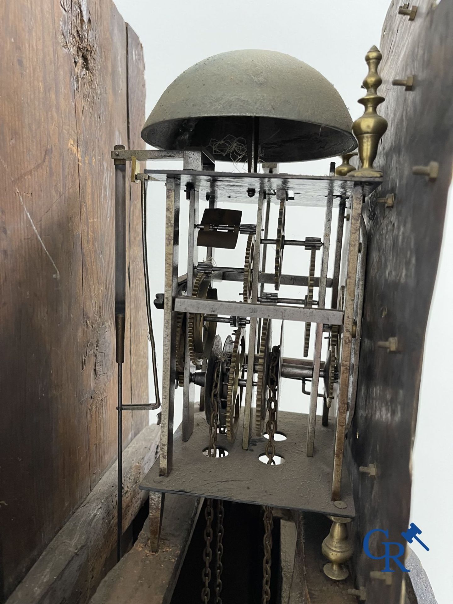 Standing clock in oak. 18th century. - Image 5 of 10