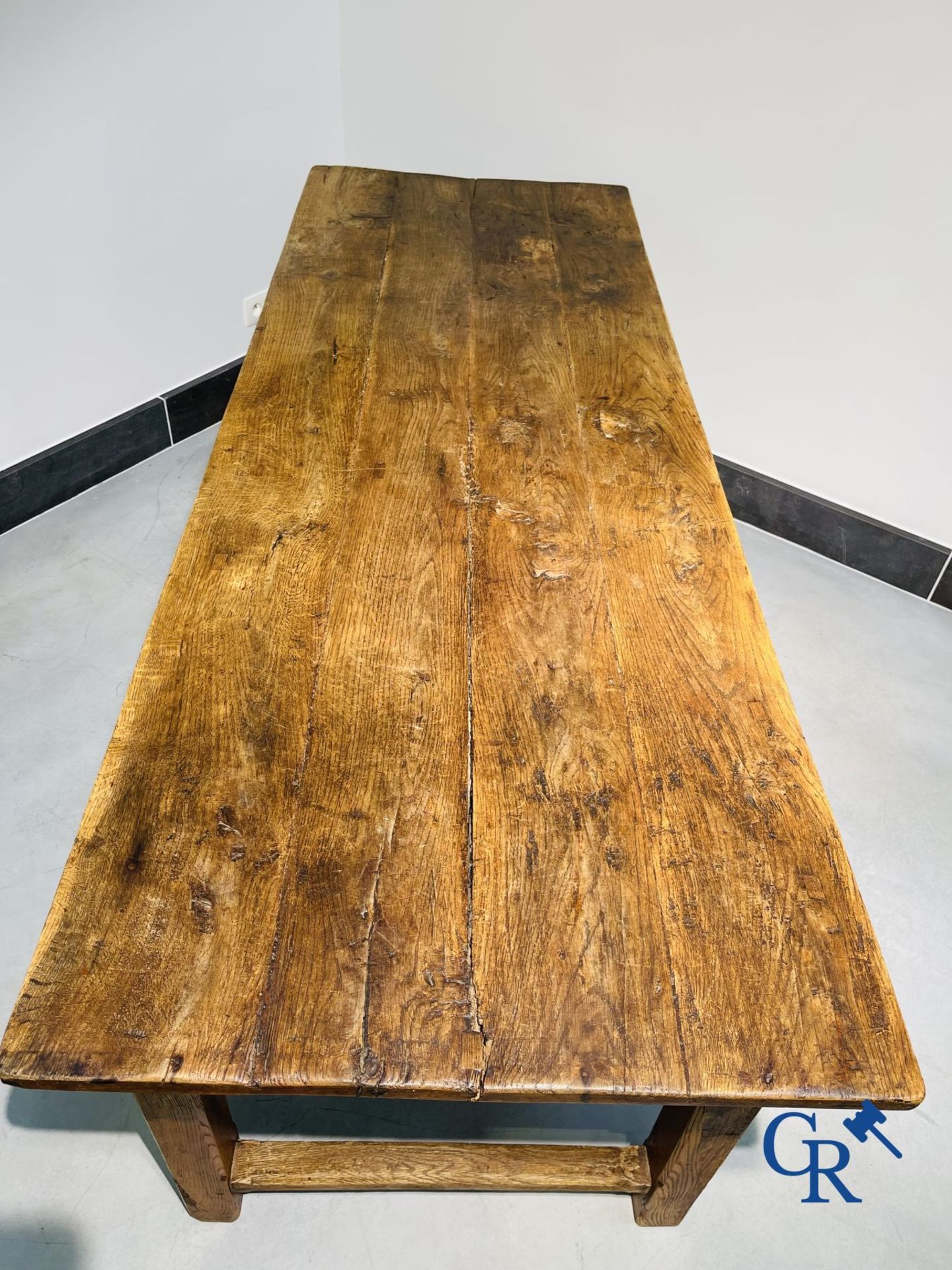 Large table in oak. 18th century. - Image 15 of 19
