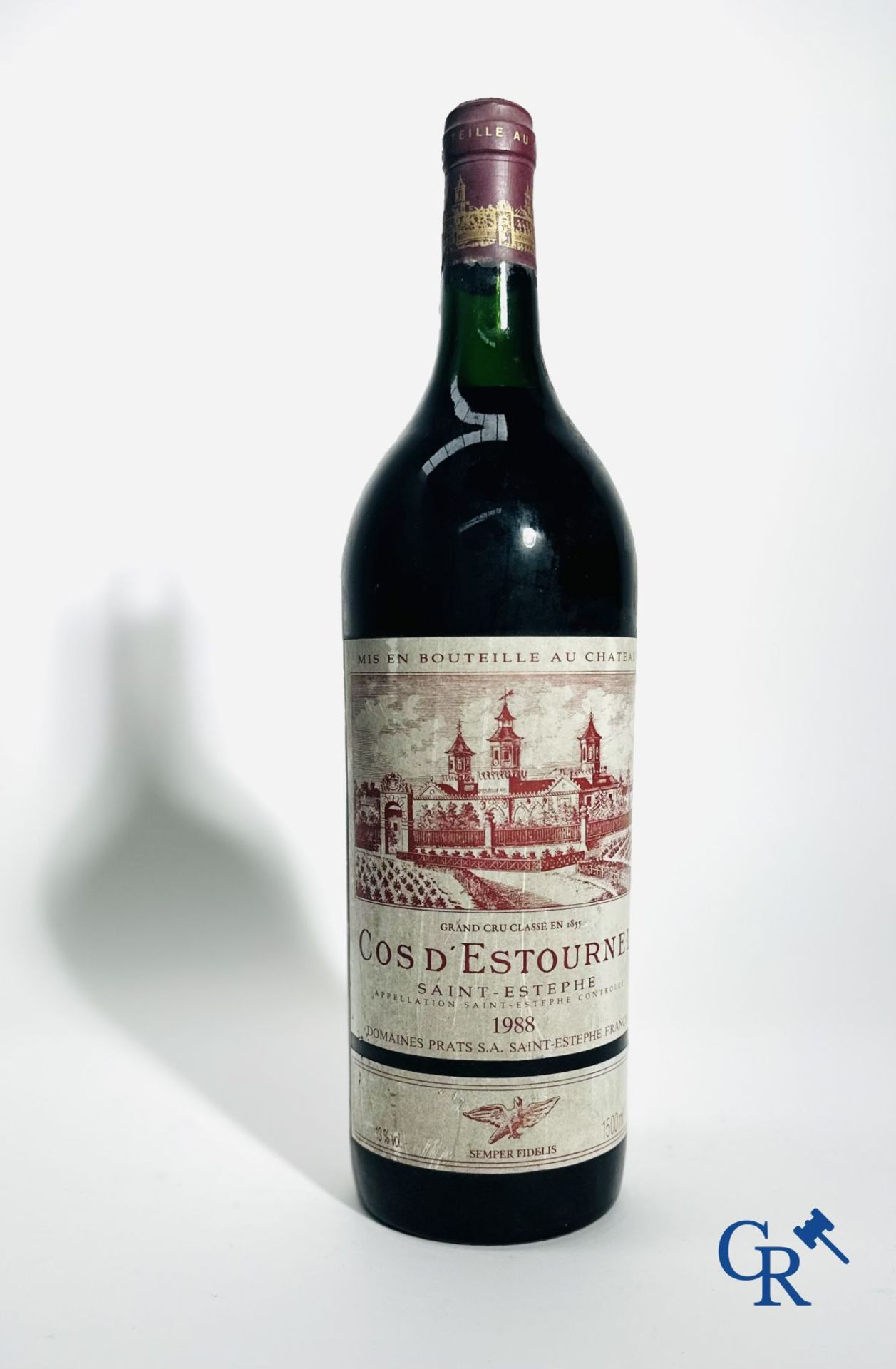 Wine - Bordeaux: Château Cos d'Estournel 1988, 1.5 l. Magnum Rouge. 2ème grand cru classé 1988. Sain - Bild 2 aus 10