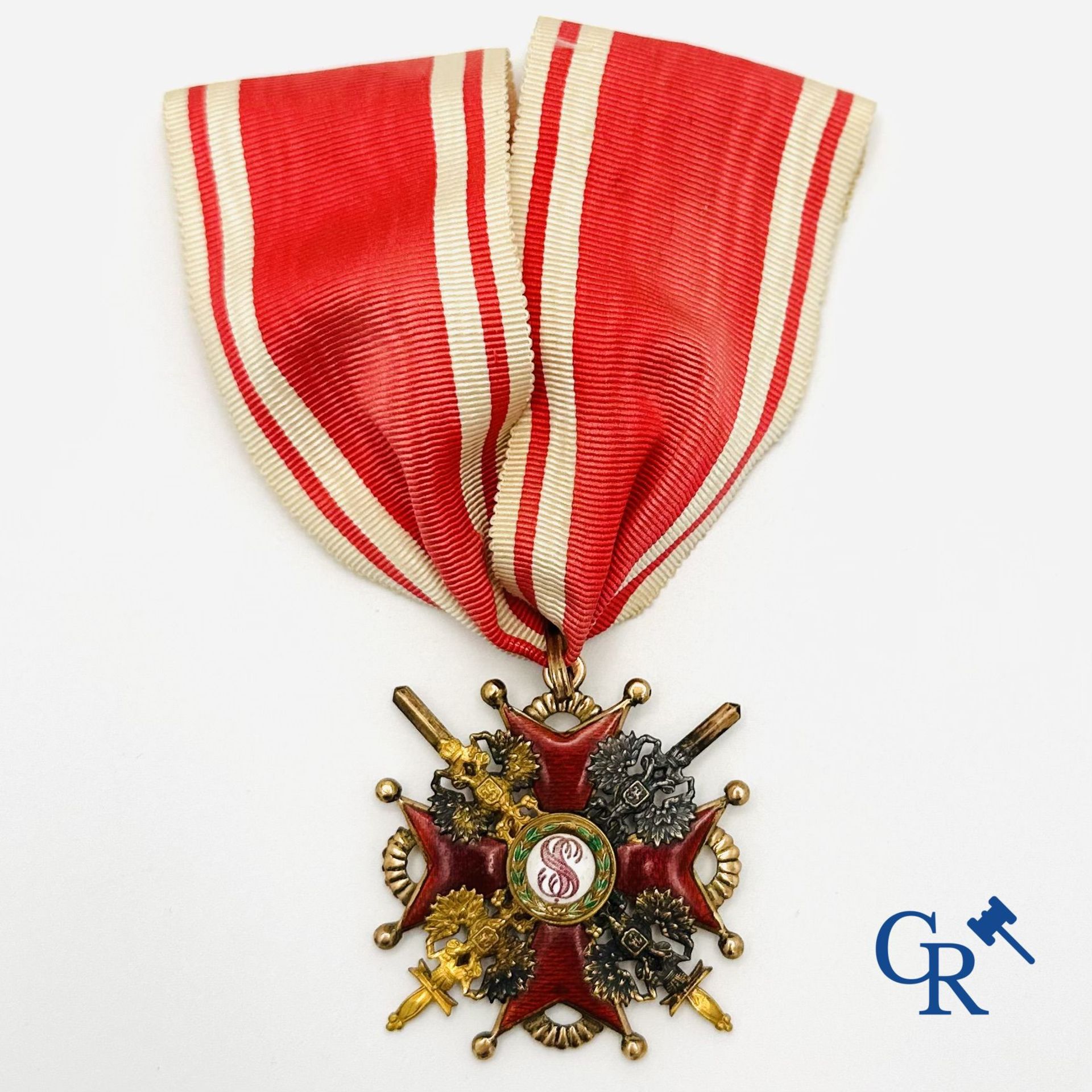 Médailles -Crown Order Honour Marks - Decorations: Order of Saint Stanislaus. - Bild 3 aus 3