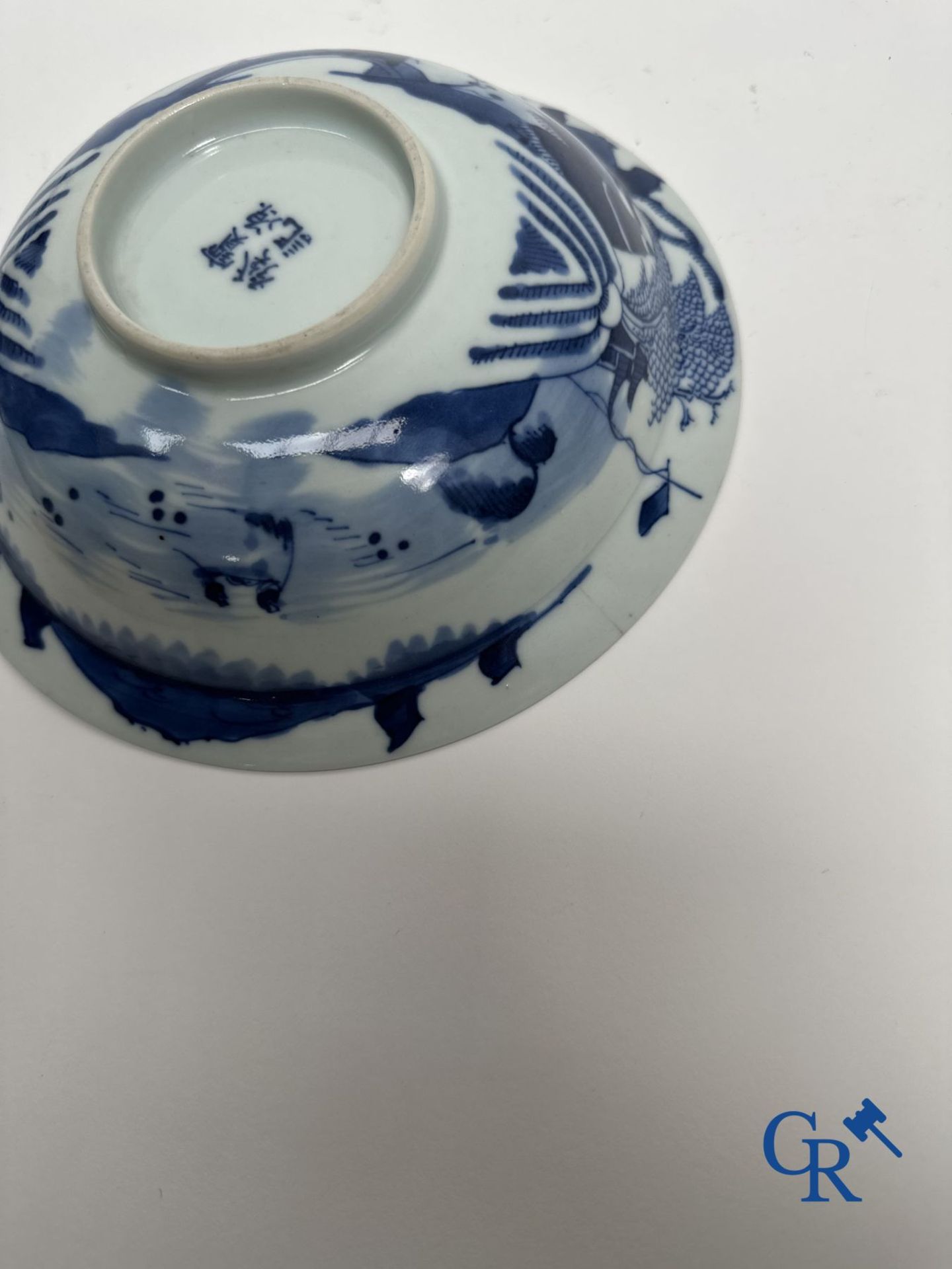 Large lot of blue and white Chinese porcelain for the Vietnamese market.  - Bild 12 aus 16