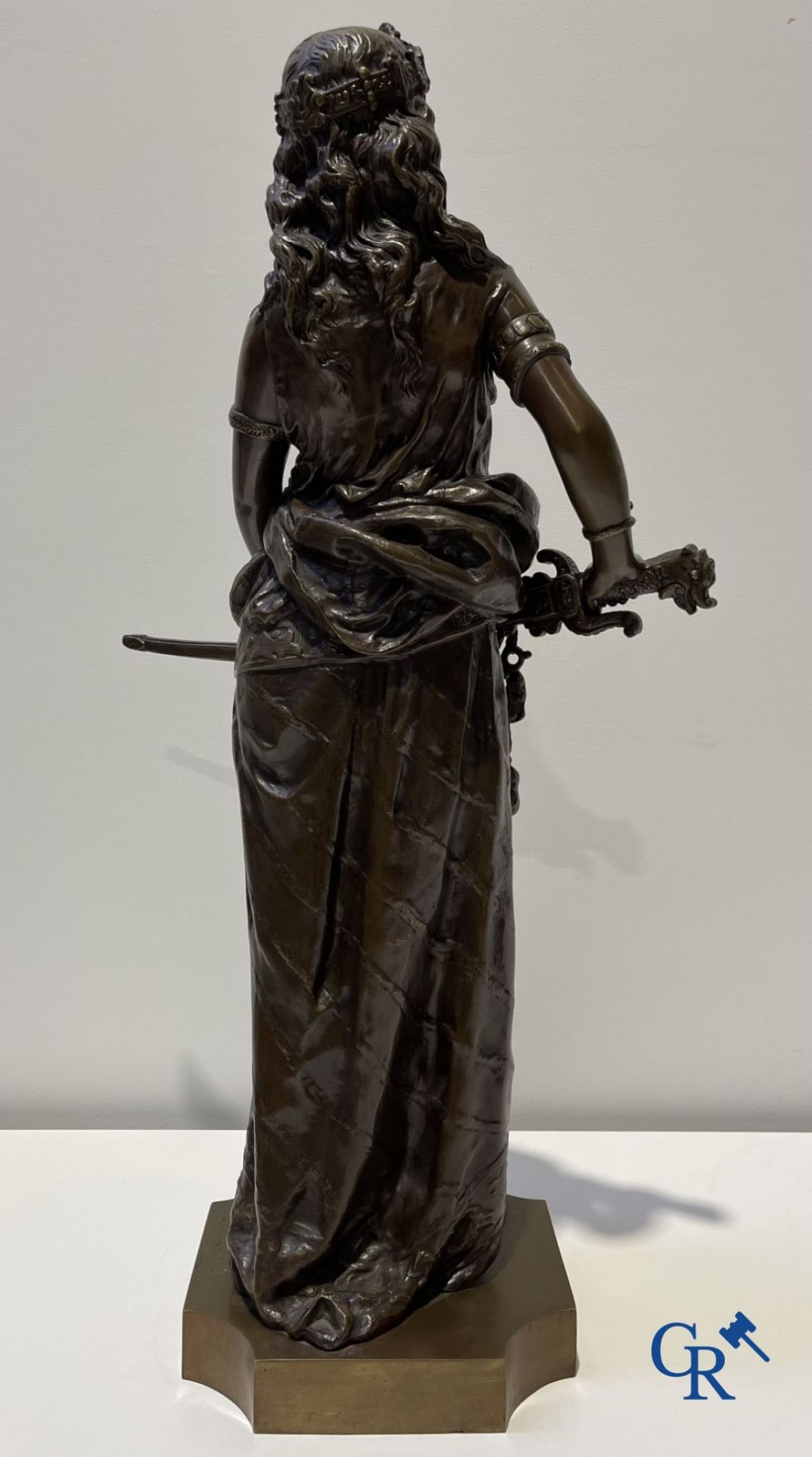 Charles Octave Levy (1840-1899) Salomé, bronze sculpture with an oriental representation. 19th centu - Image 11 of 11