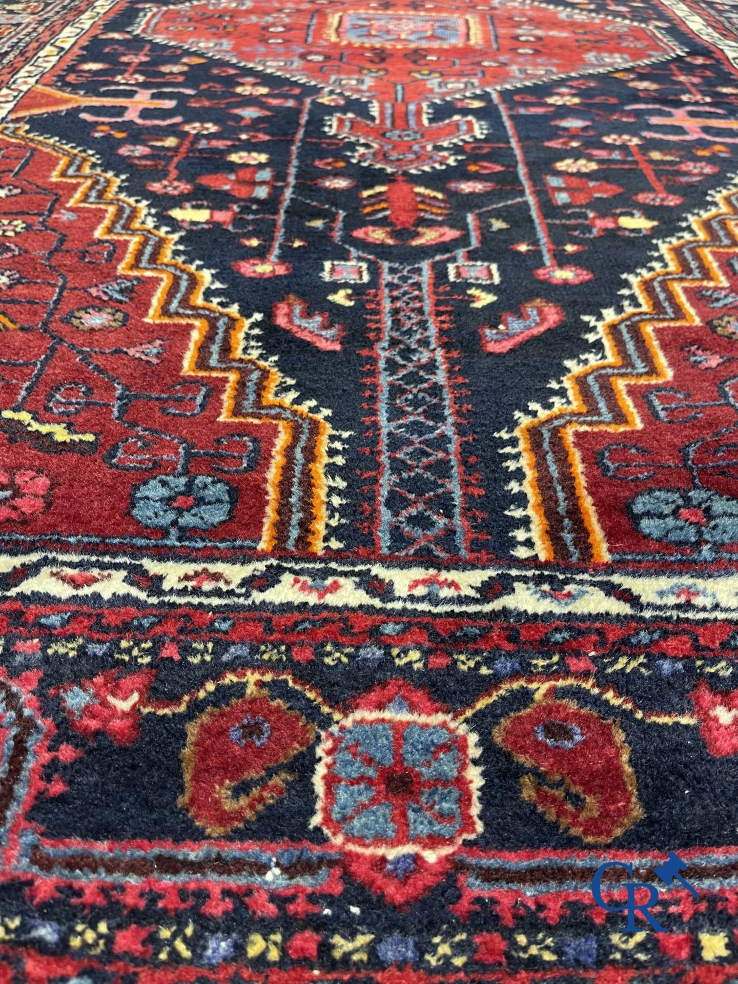 Oriental carpets: Oriental hand-knotted wool carpet. - Image 6 of 8