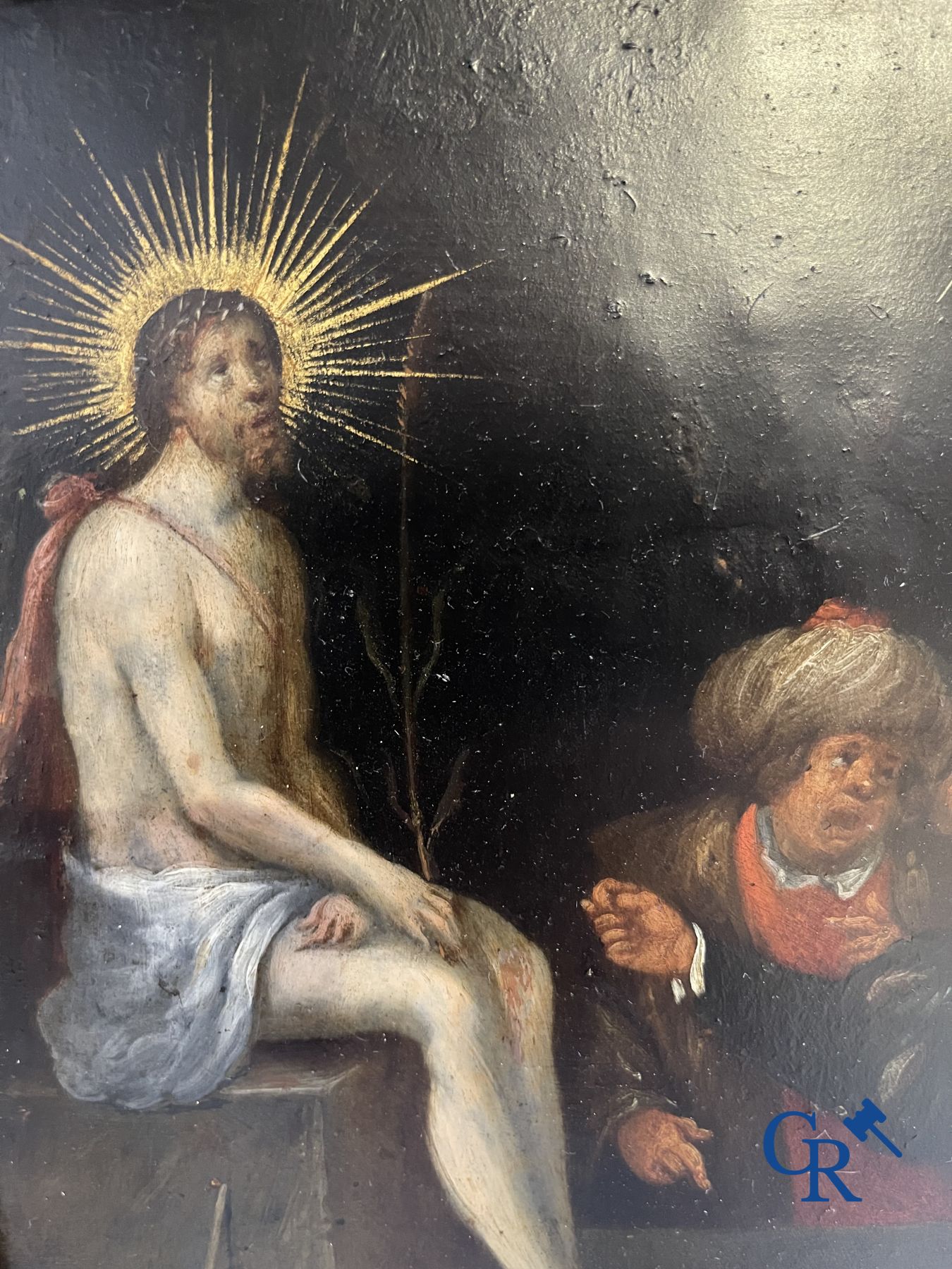 Painting: Antwerp, 16th century. The mockery of Christ. - Image 3 of 11