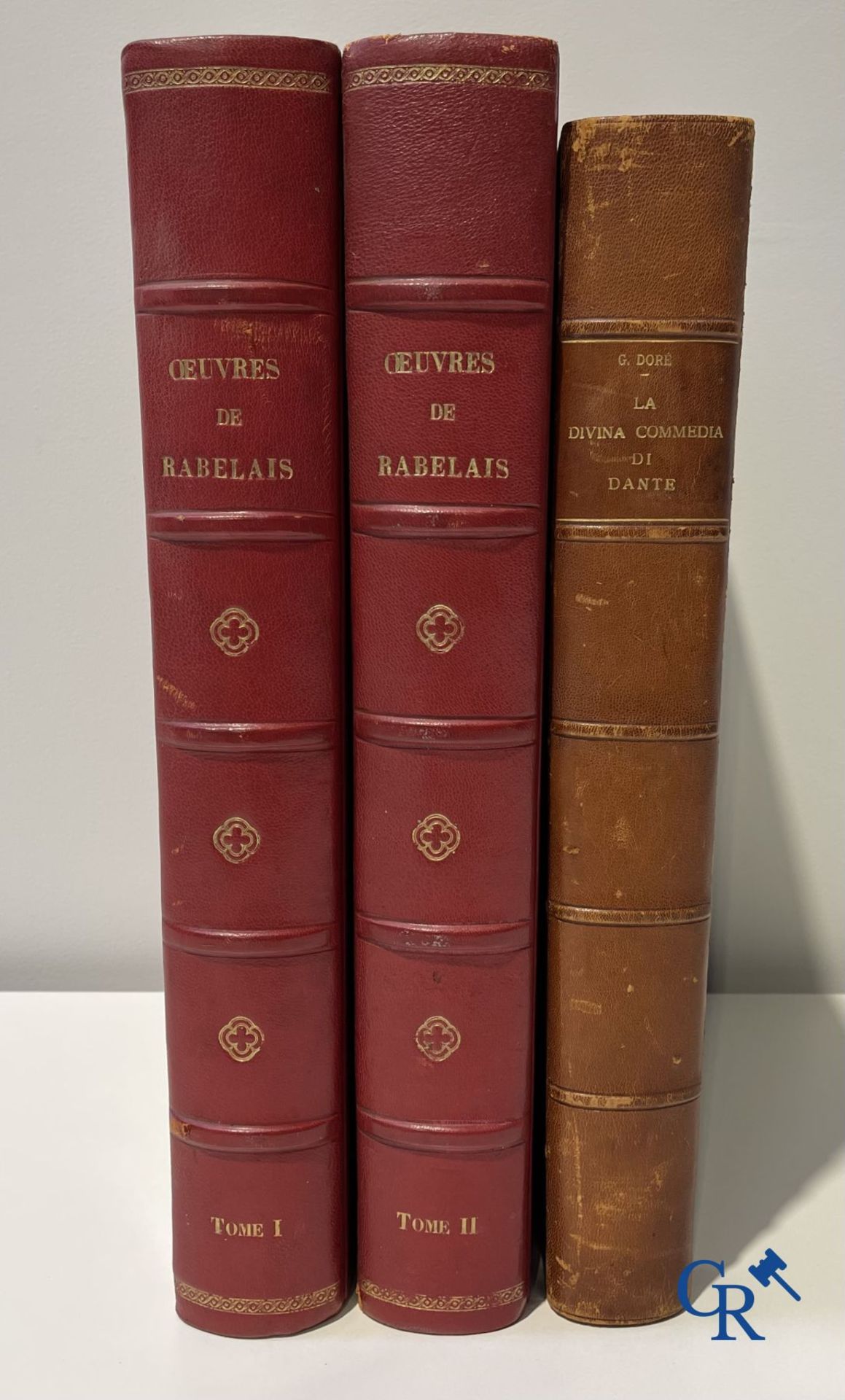 Books: Rabelais François, Works by Rabelais, drawings by Gustave Doré. Dante Alighieri, La Divina Co - Image 2 of 18