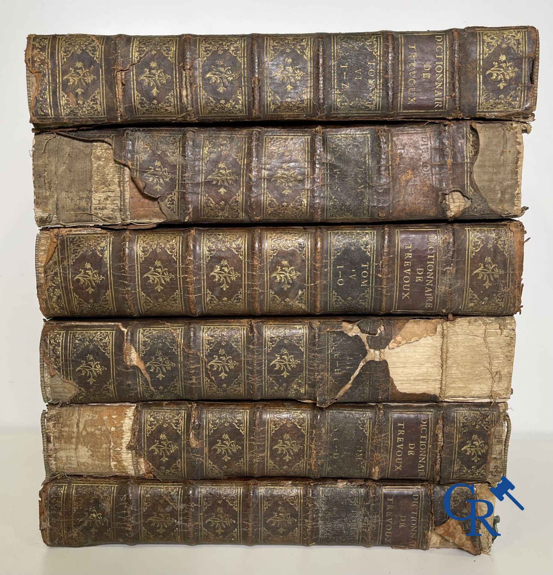 Early printed books: Dictionnaire de Trévoux, Pierre Antoine 1740. - Image 18 of 18