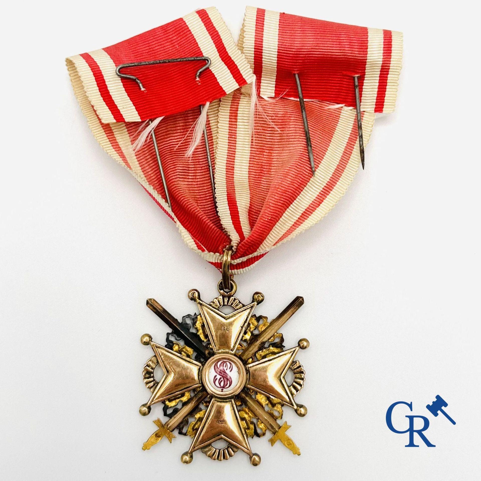 Médailles -Crown Order Honour Marks - Decorations: Order of Saint Stanislaus. - Bild 2 aus 3