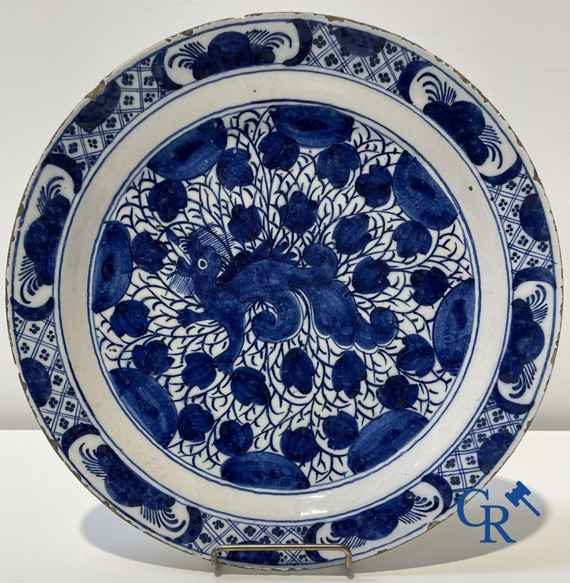 Delft: 10 pieces of 18 century Delft faience. - Image 12 of 19