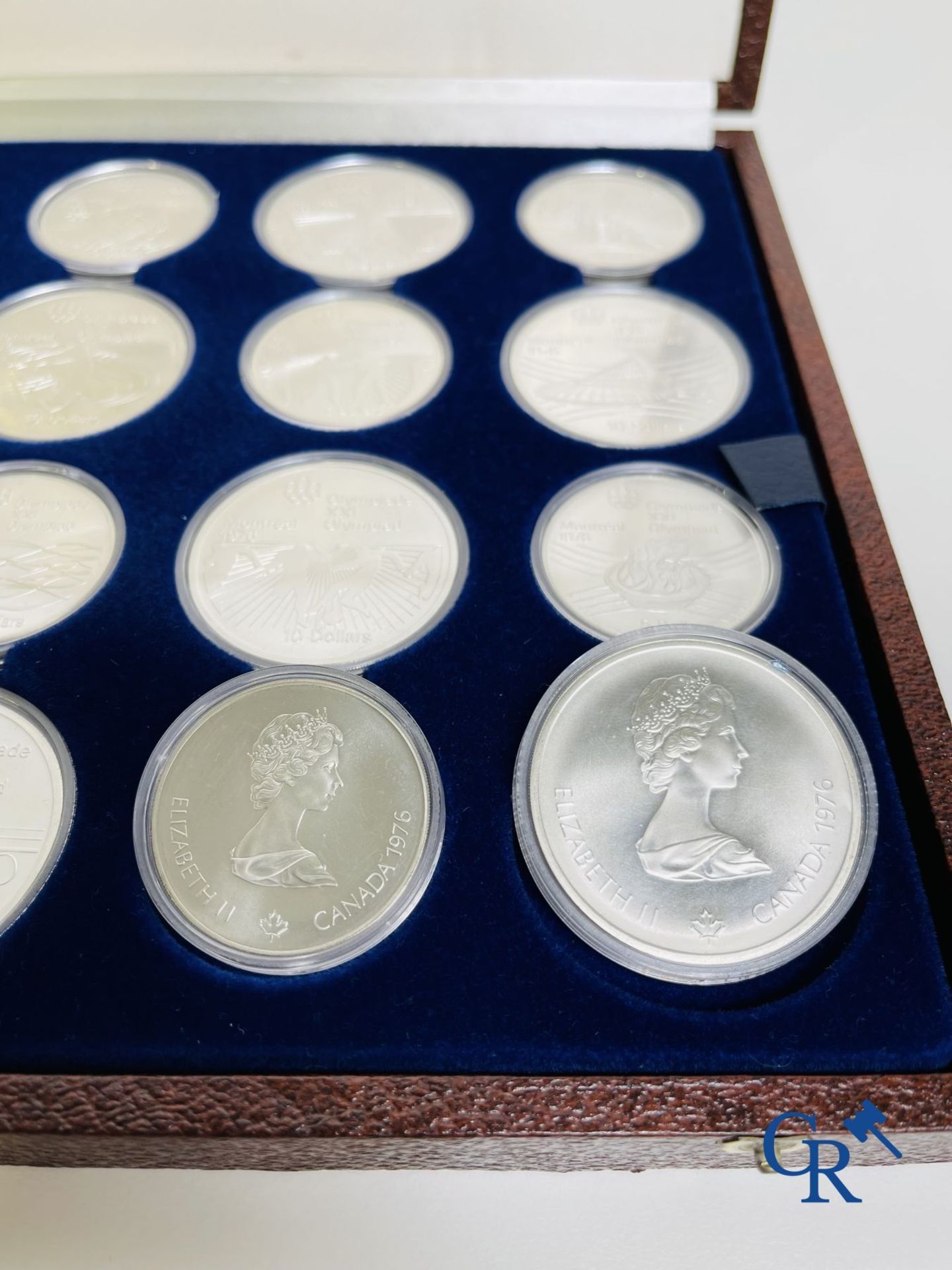 Sterling silver: 28 silver Canadian Olympiad dollars 1976. - Bild 7 aus 7