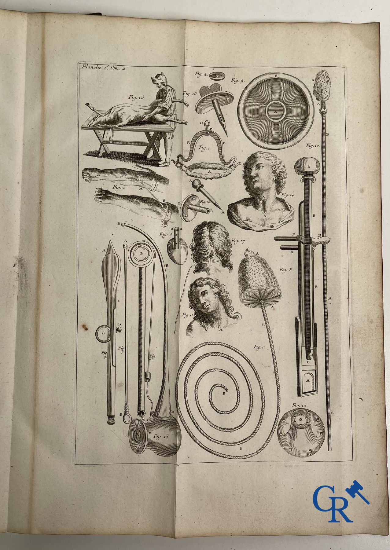 Early printed books: Dictionnaire Universel de Medecine, Robert James. 6 volumes, Paris 1746-1748. - Image 16 of 35