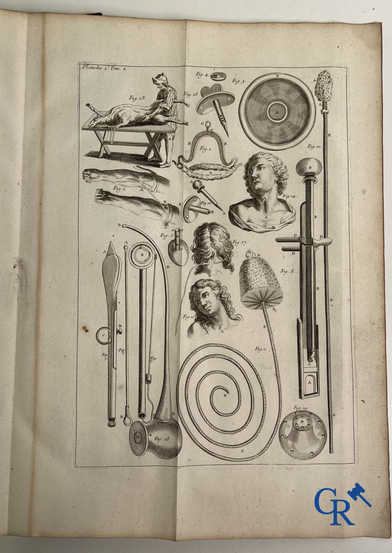 Early printed books: Dictionnaire Universel de Medecine, Robert James. 6 volumes, Paris 1746-1748. - Bild 16 aus 35