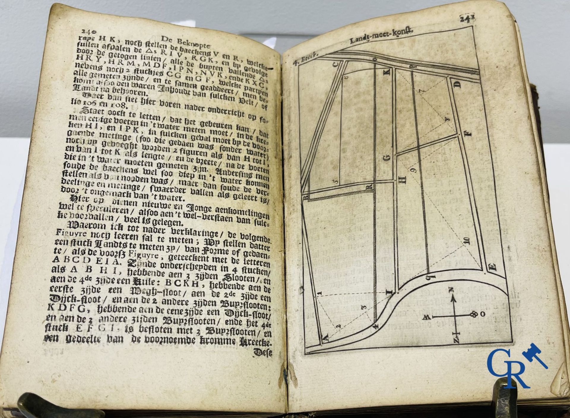 Early printed books: Mattheus Van Nispen. De Beknopte Lant-Meet-Konst. With Mattheus de Vries, in Do - Image 11 of 19