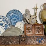 Large lot with various antiques.