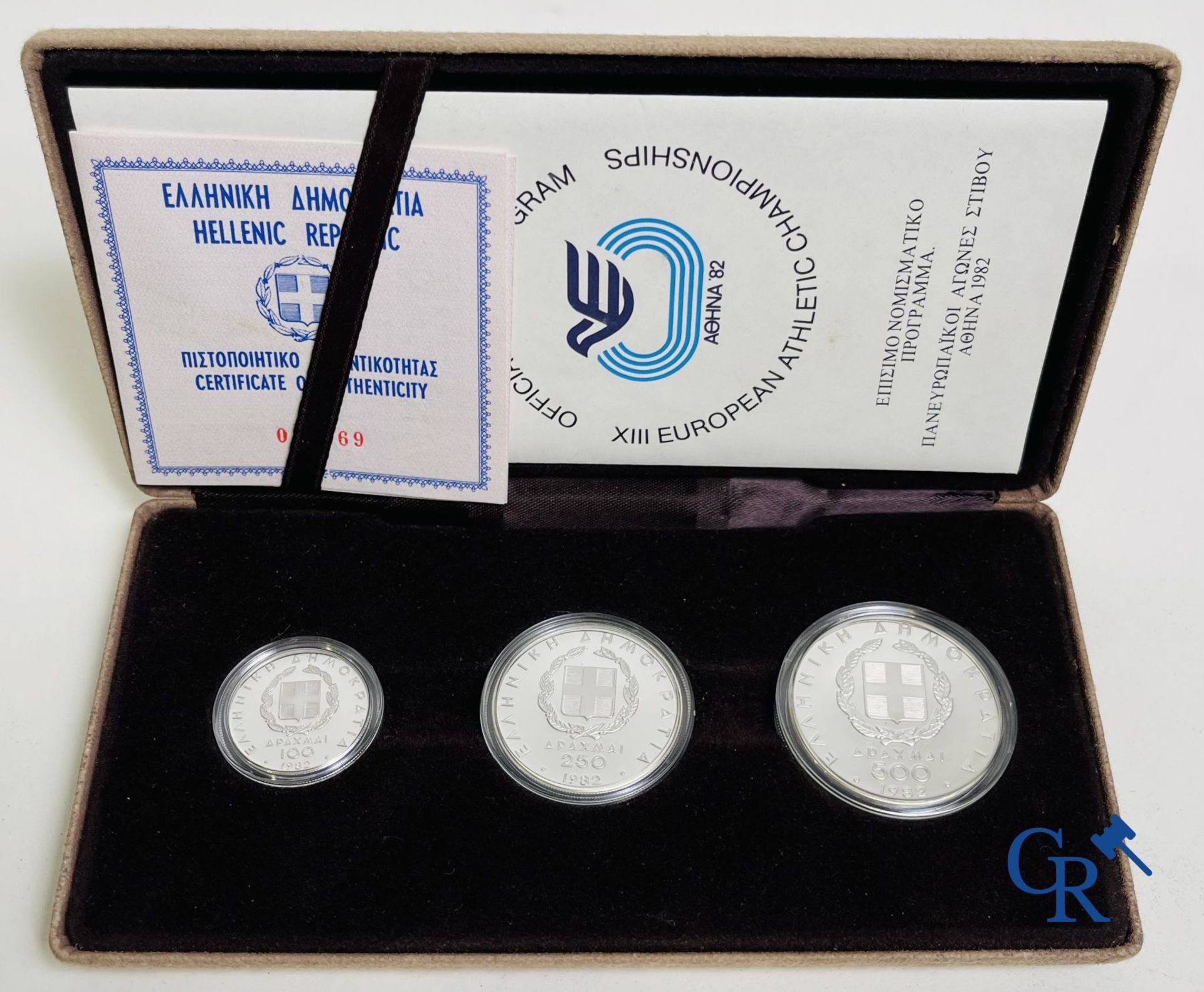 Silver coins: 9 silver coins Athens 1982. - Bild 6 aus 8