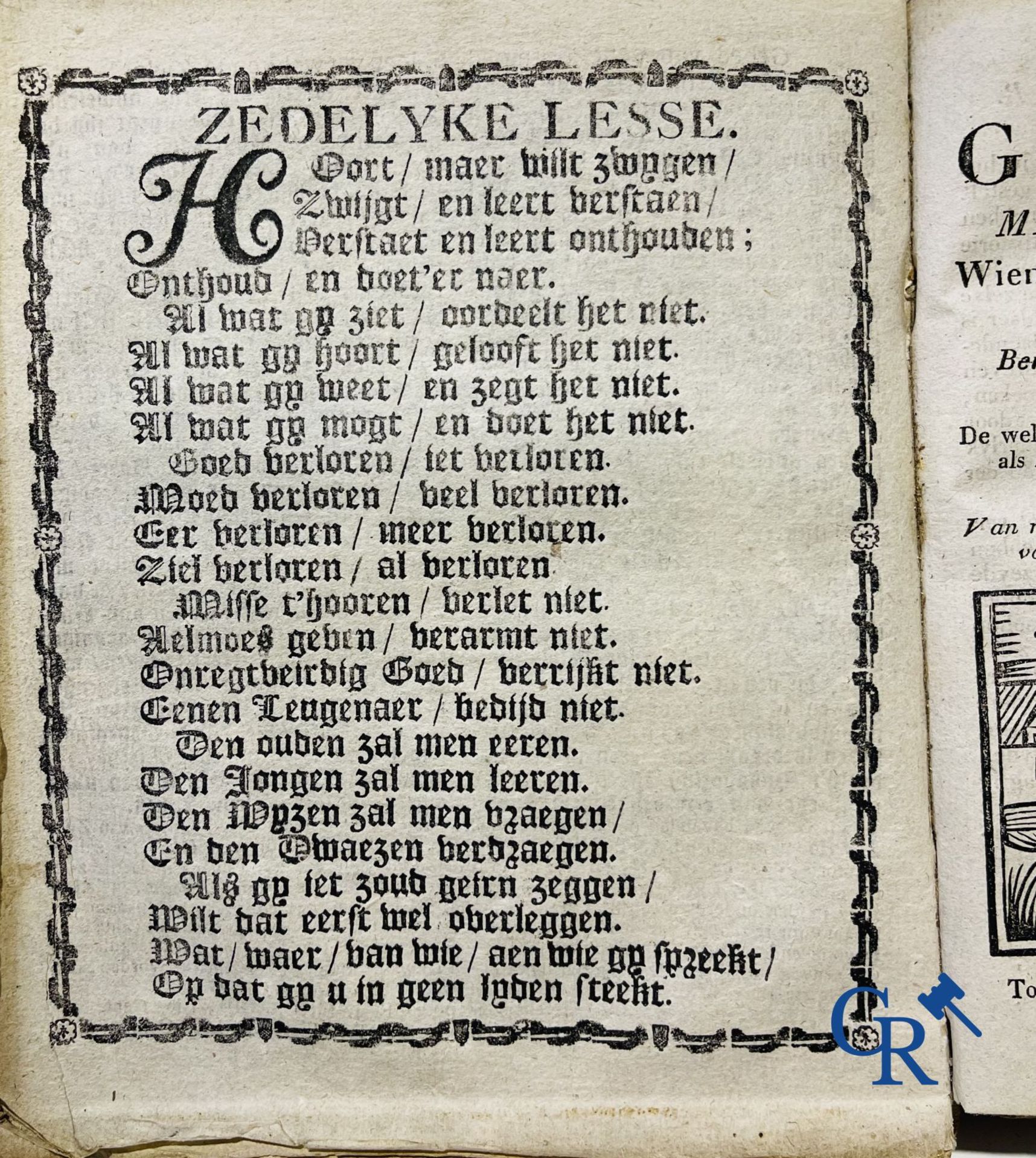Early printed books: Book bundle, J. Begyn and Bernard Poelman in Ghent and Franciscus van Soest in  - Image 11 of 20