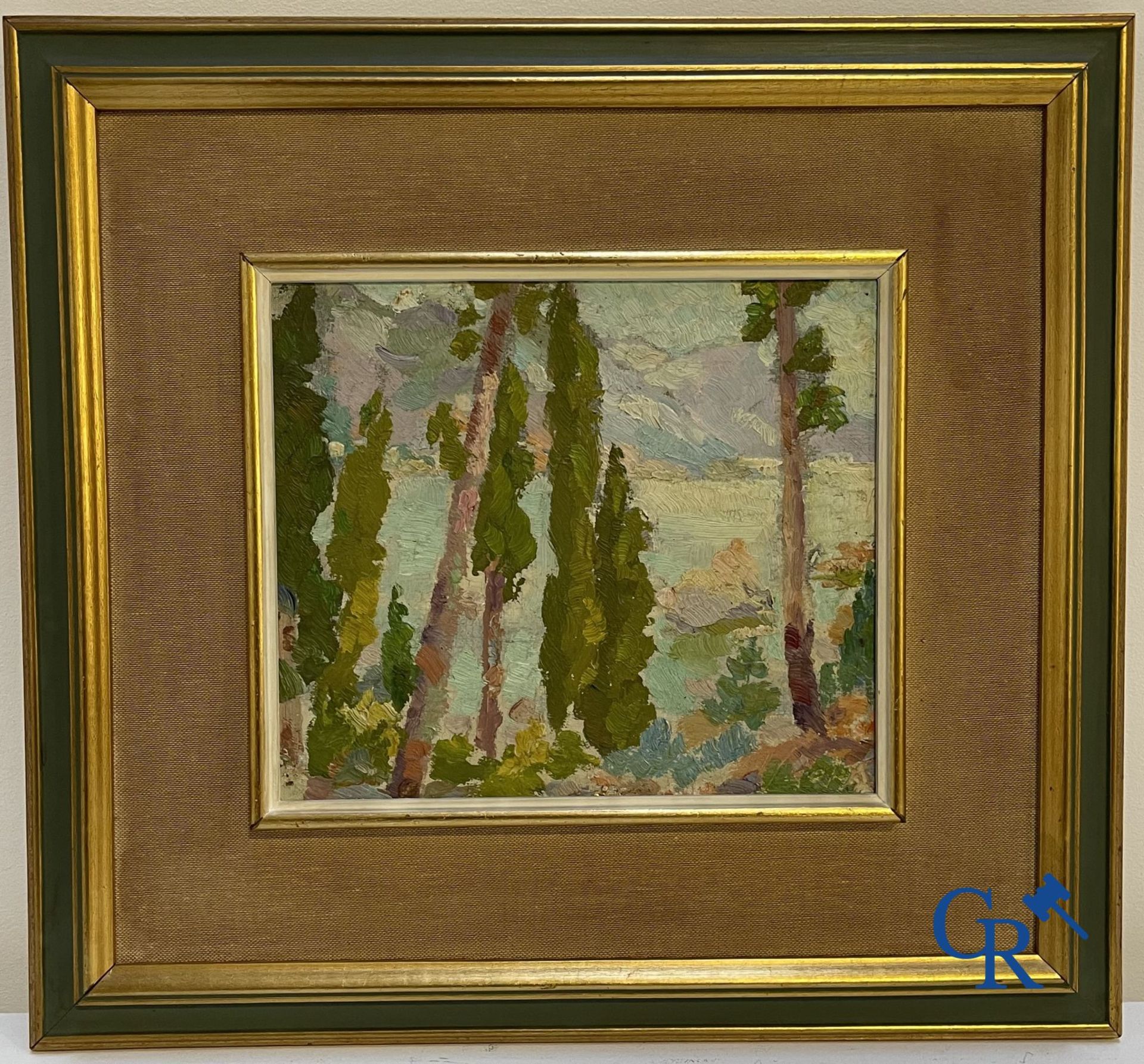 Paintings. Oriental view and landscape. - Bild 5 aus 8